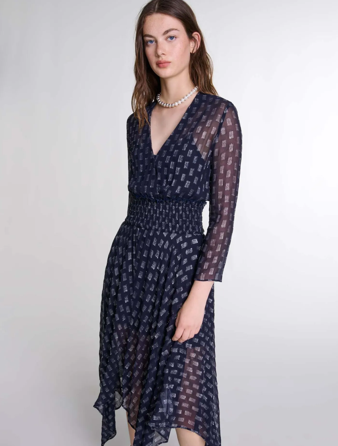 asymmetrical_floral_maxi_dress_3.webp Asymmetrical floral maxi dress^Maje New