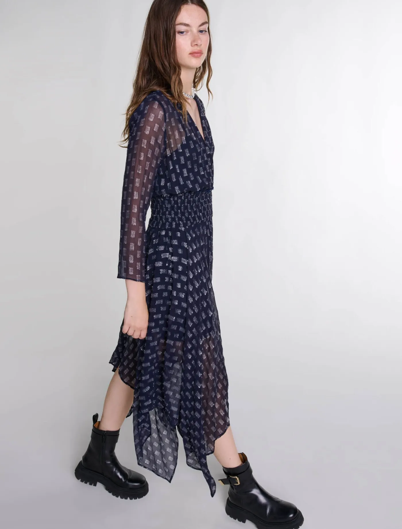 asymmetrical_floral_maxi_dress_5.webp Asymmetrical floral maxi dress^Maje New