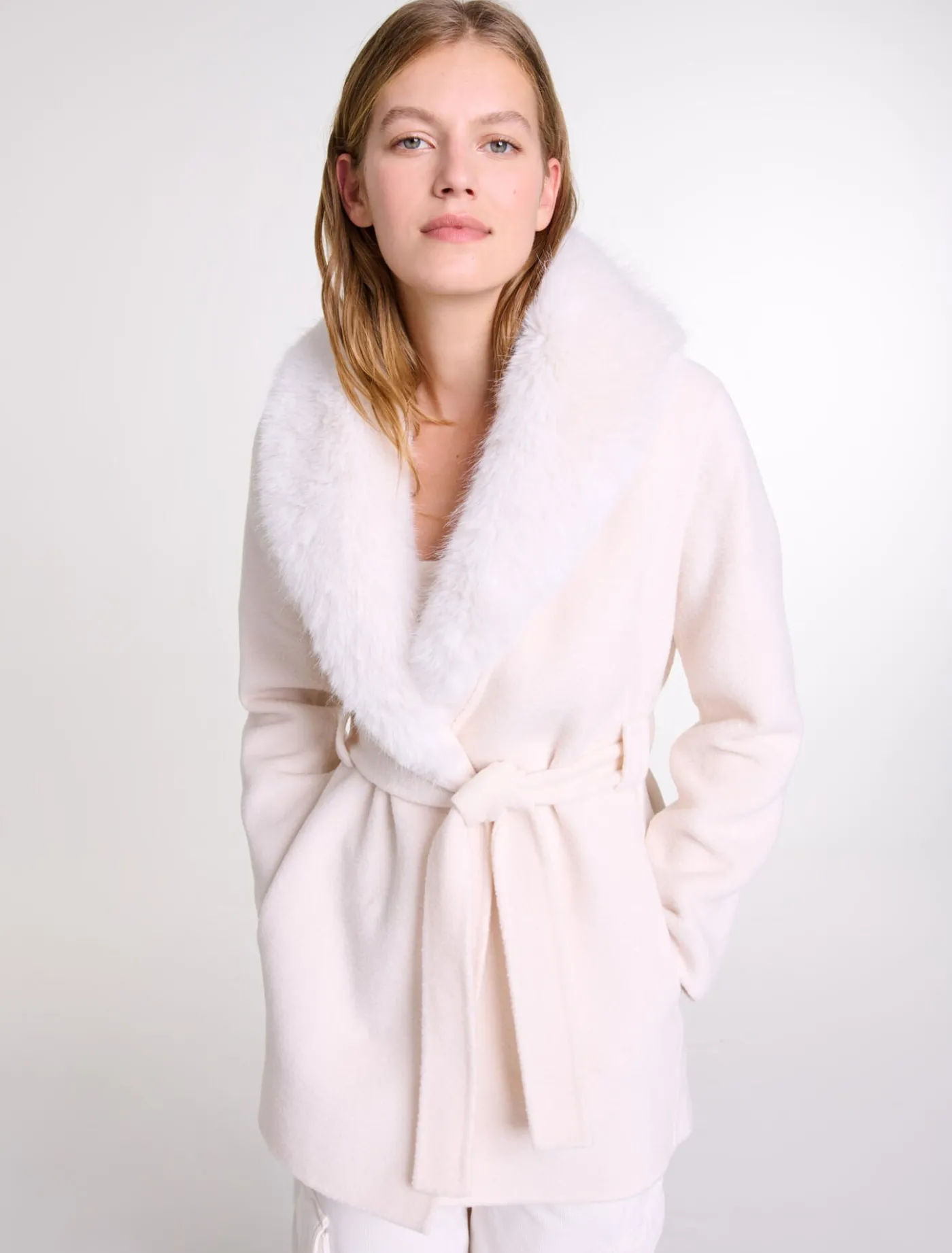 belted_short_coat_5.webp Belted short coat^Maje Discount