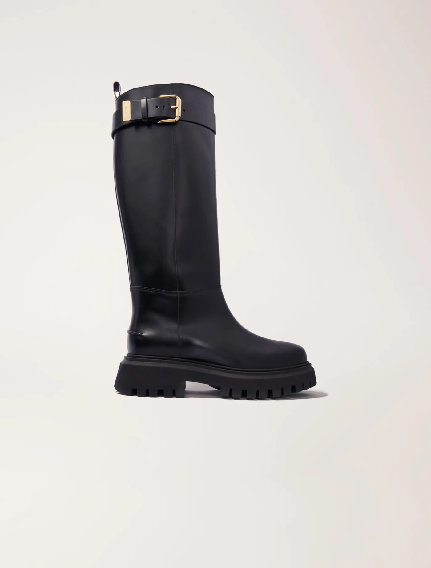 buckled_leather_boots_6.webp Buckled leather boots^Maje Discount