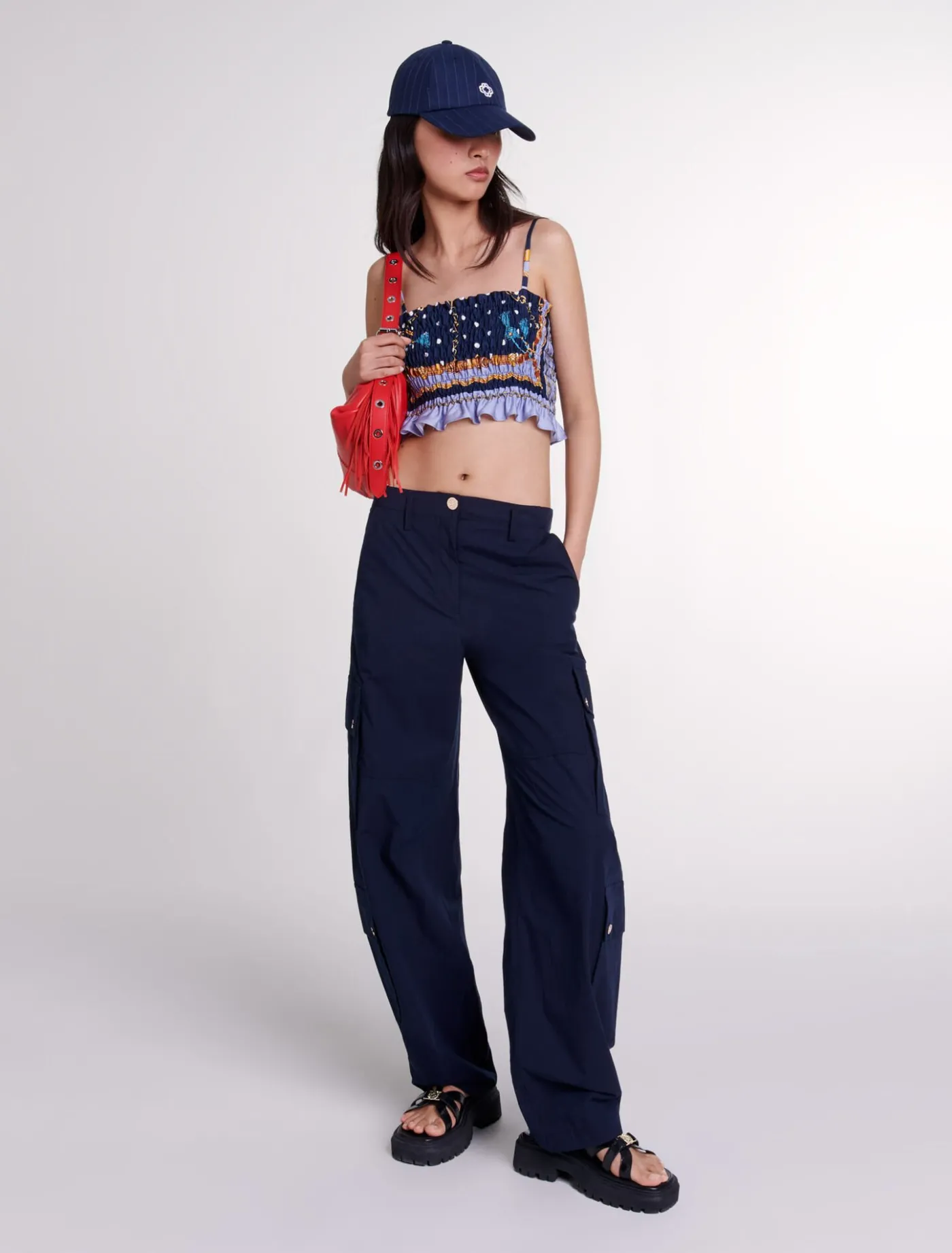 Cargo trousers^Maje Discount