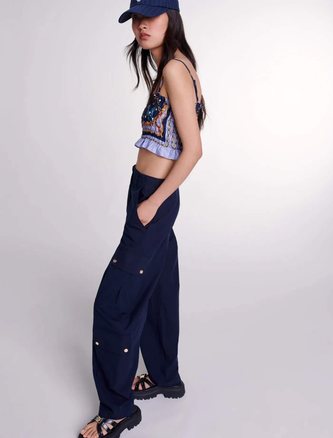 cargo_trousers_5.webp Cargo trousers^Maje Discount