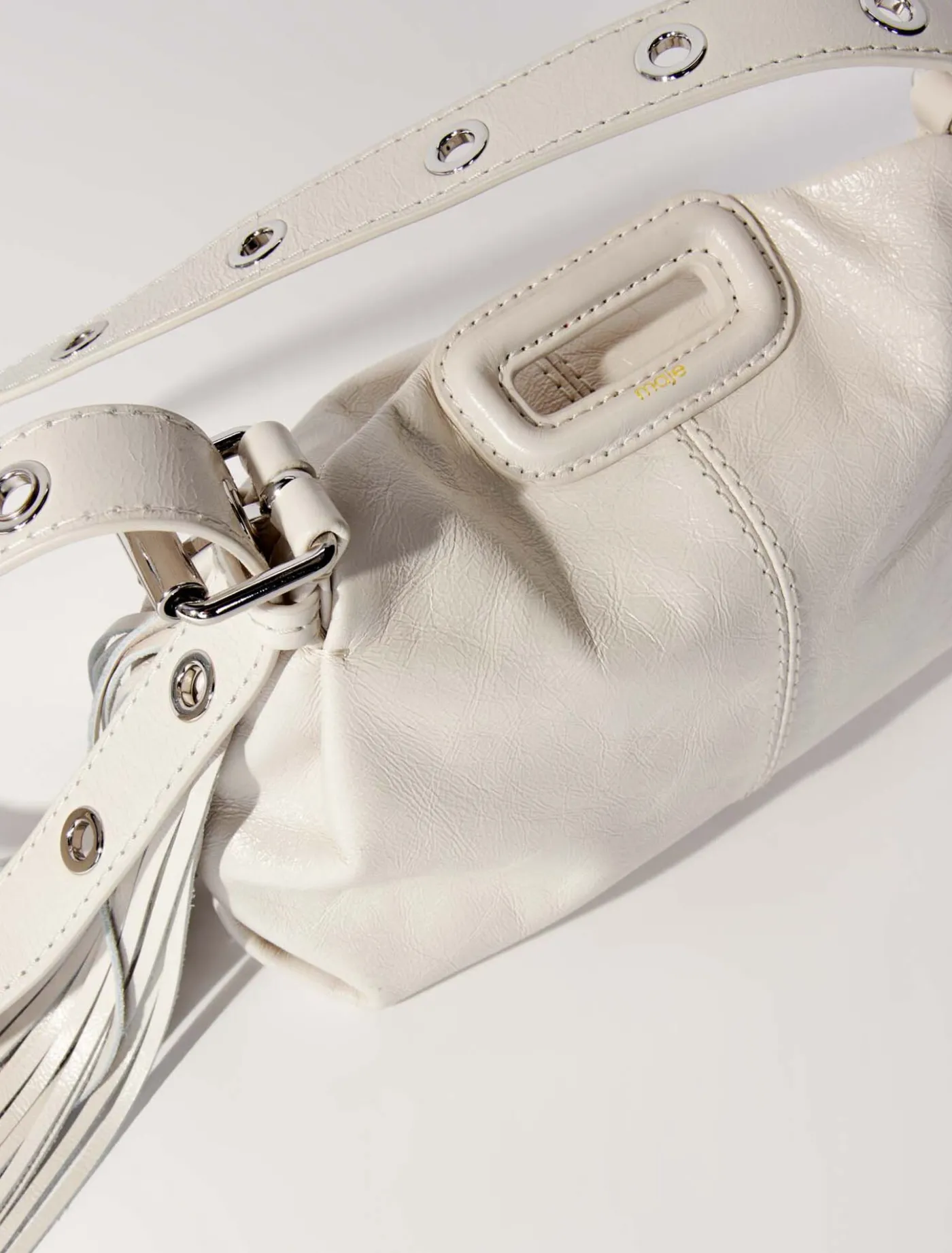 crackle_leather_mini_miss_m_bag_2-1.webp Crackle leather mini Miss M bag^Maje Best