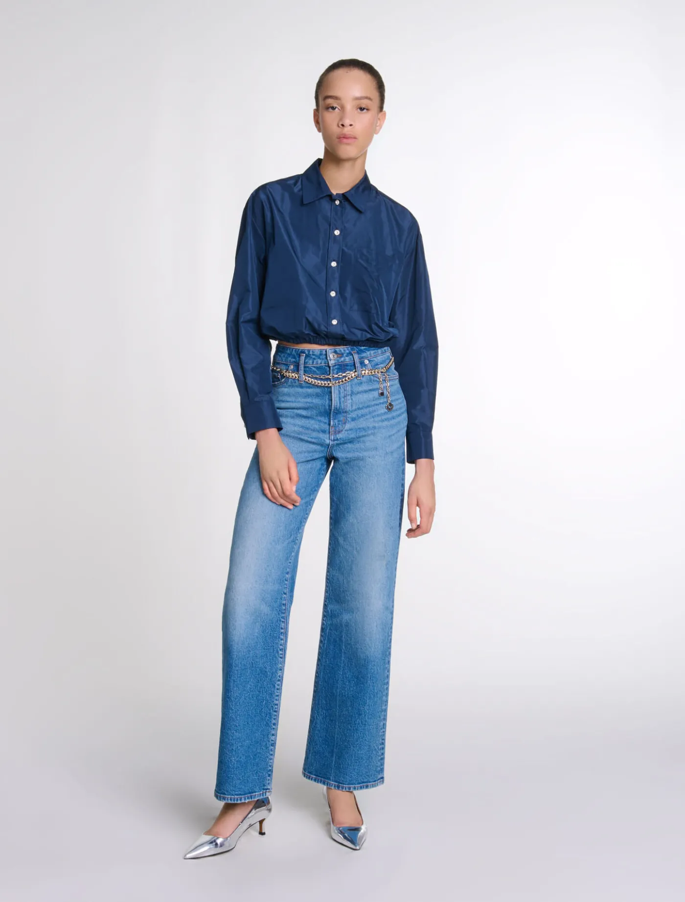 Cropped shirt^Maje Best