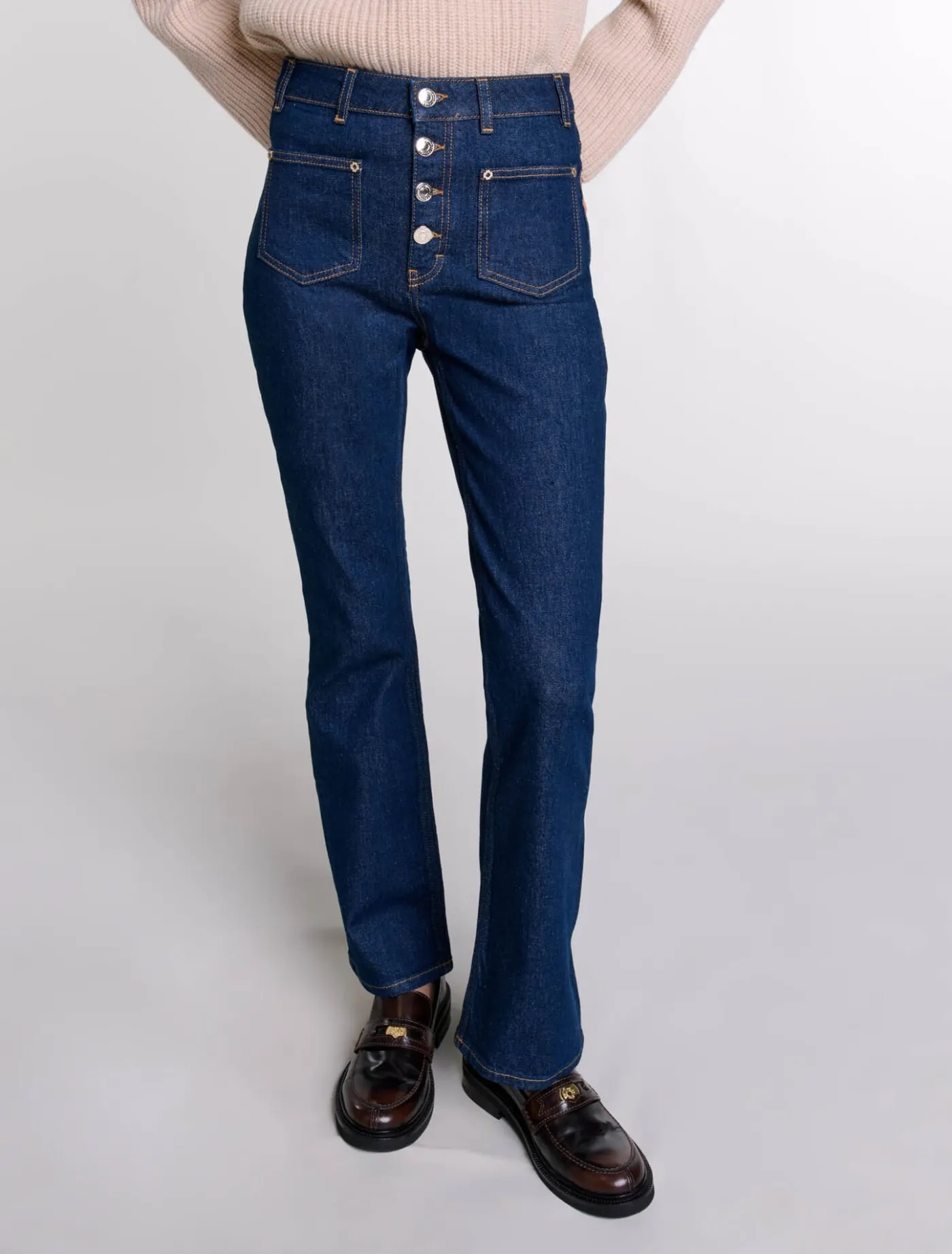 denim_jeans_with_pockets_4.webp Denim jeans with pockets^Maje Discount