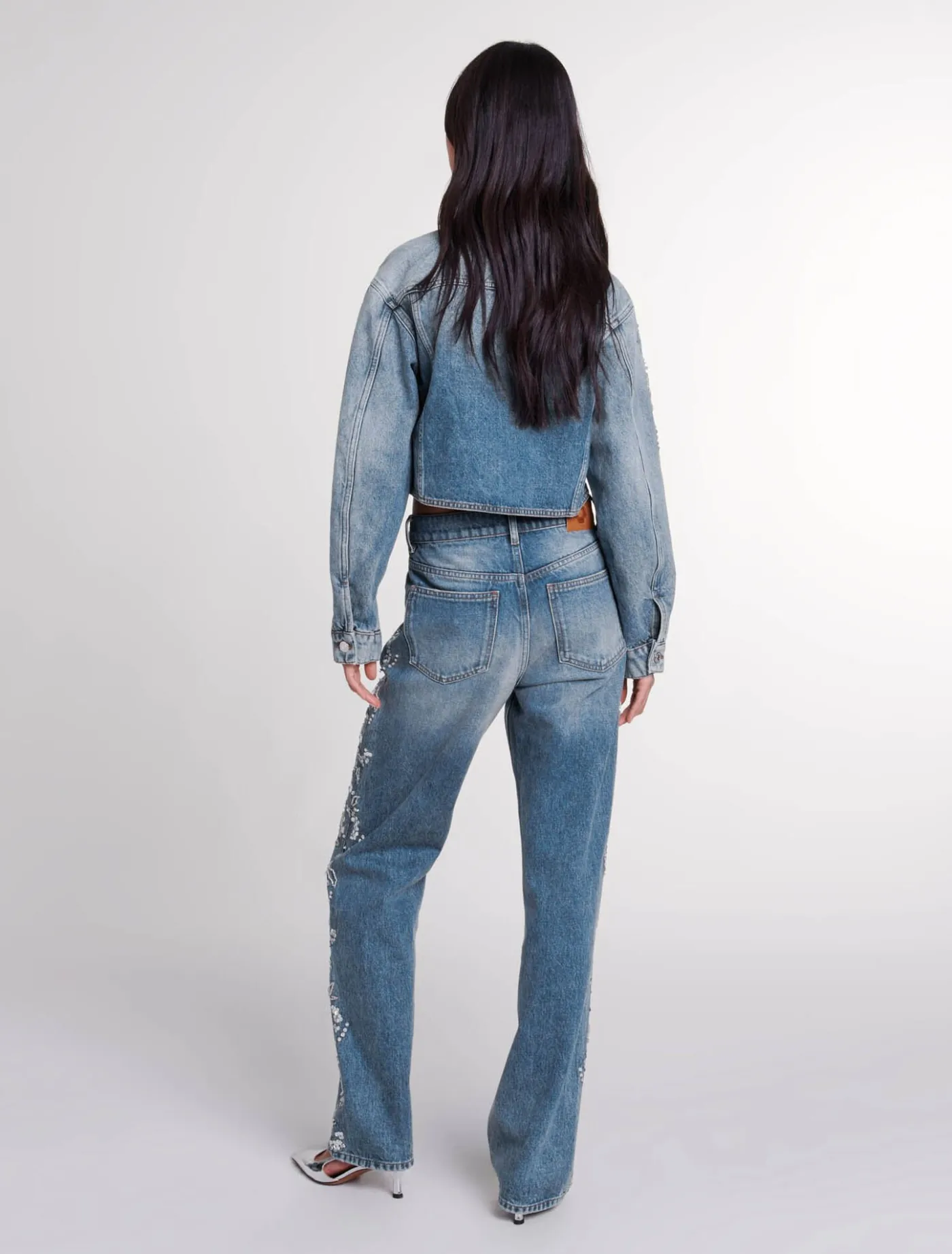 embroidered_denim_jacket_2.webp Embroidered denim jacket^Maje Best