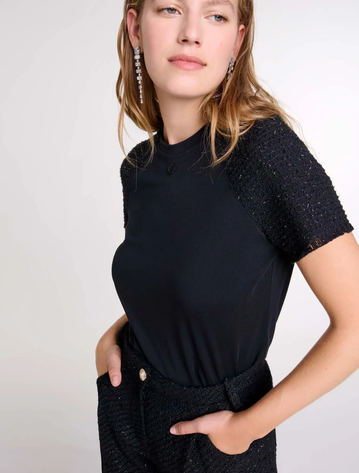 fancy_tshirt_3.webp Fancy T-shirt^Maje Clearance