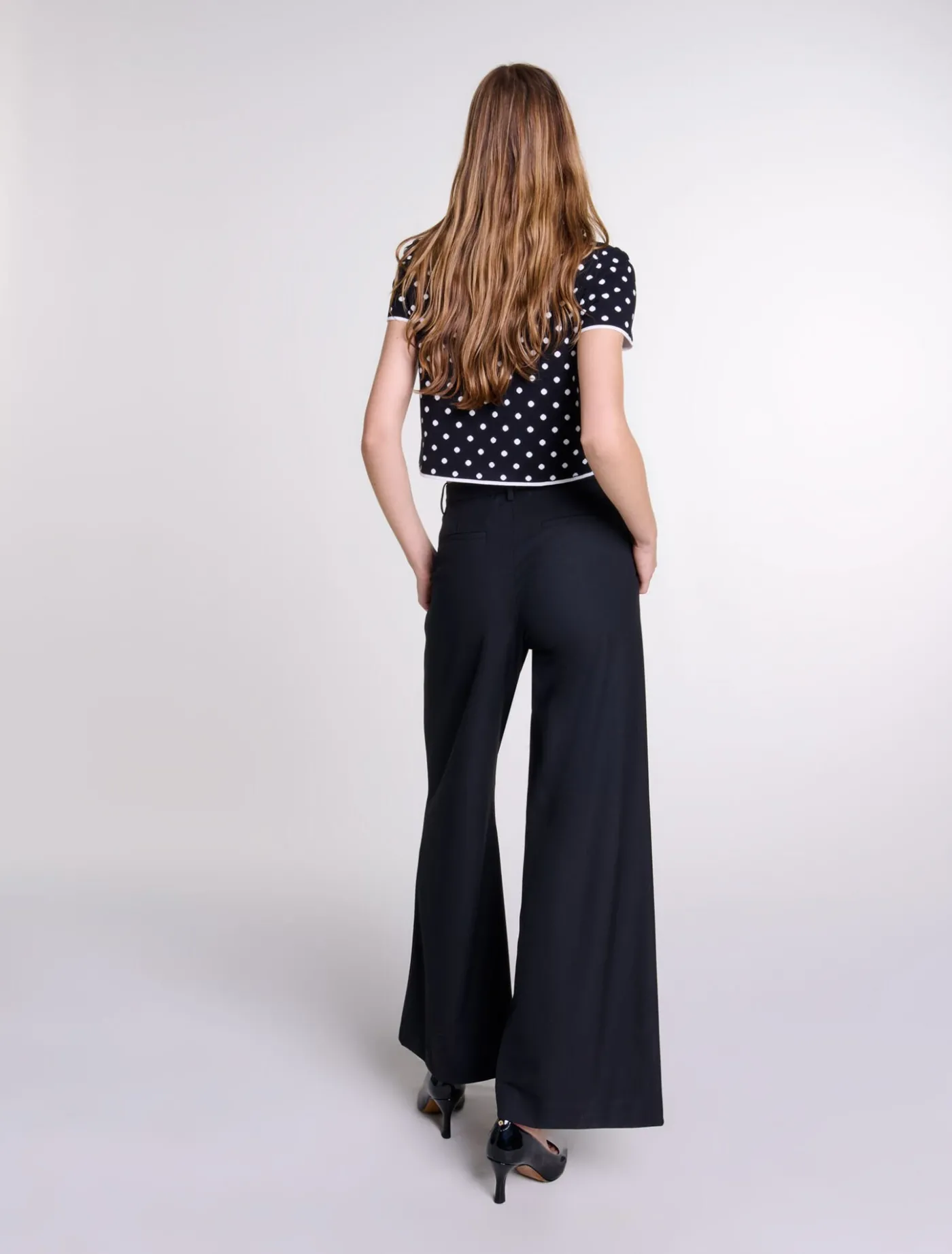 flared_trousers_2.webp Flared trousers^Maje Fashion