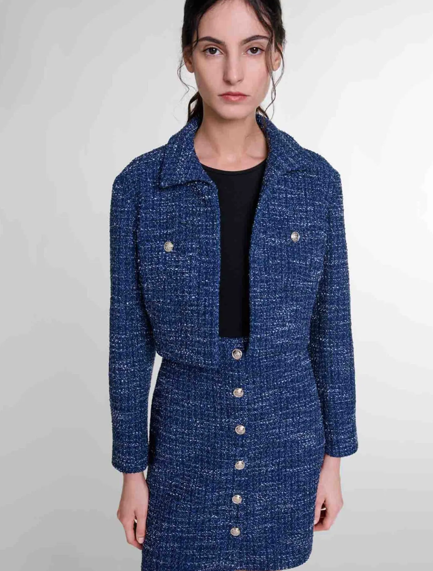 in_tweed_dress_3.webp 2-in-1 tweed dress^Maje Flash Sale