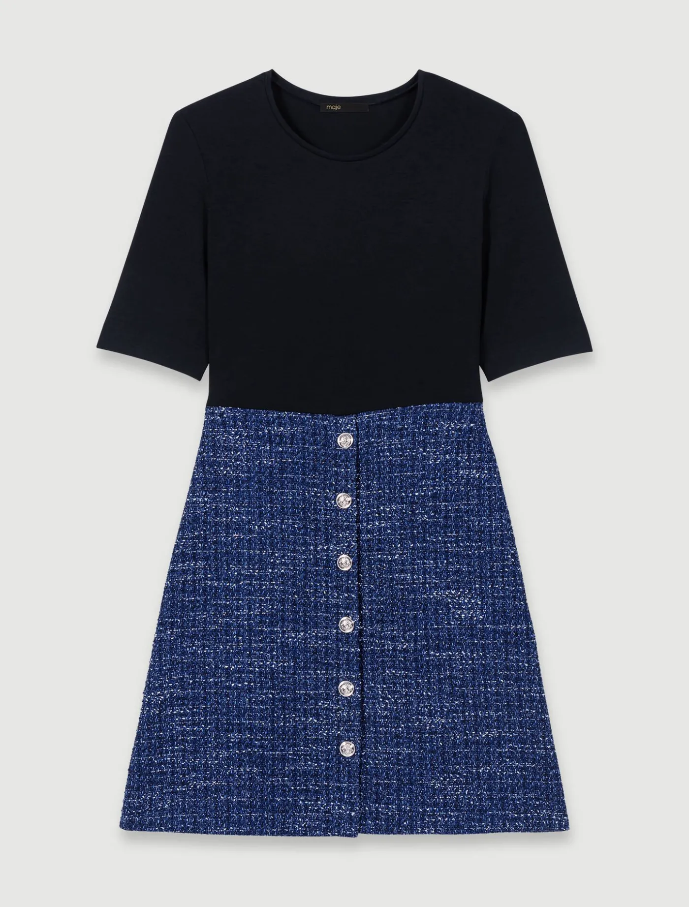 in_tweed_dress_8.webp 2-in-1 tweed dress^Maje Flash Sale