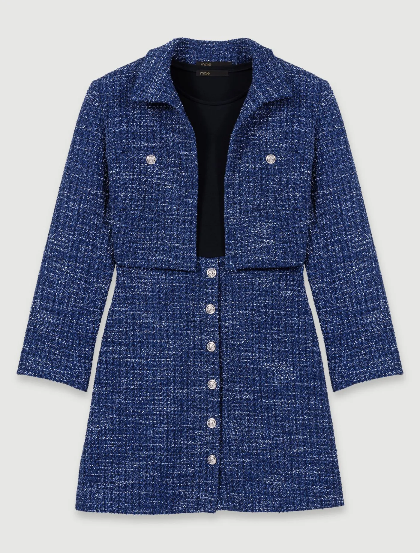 in_tweed_dress_9.webp 2-in-1 tweed dress^Maje Flash Sale