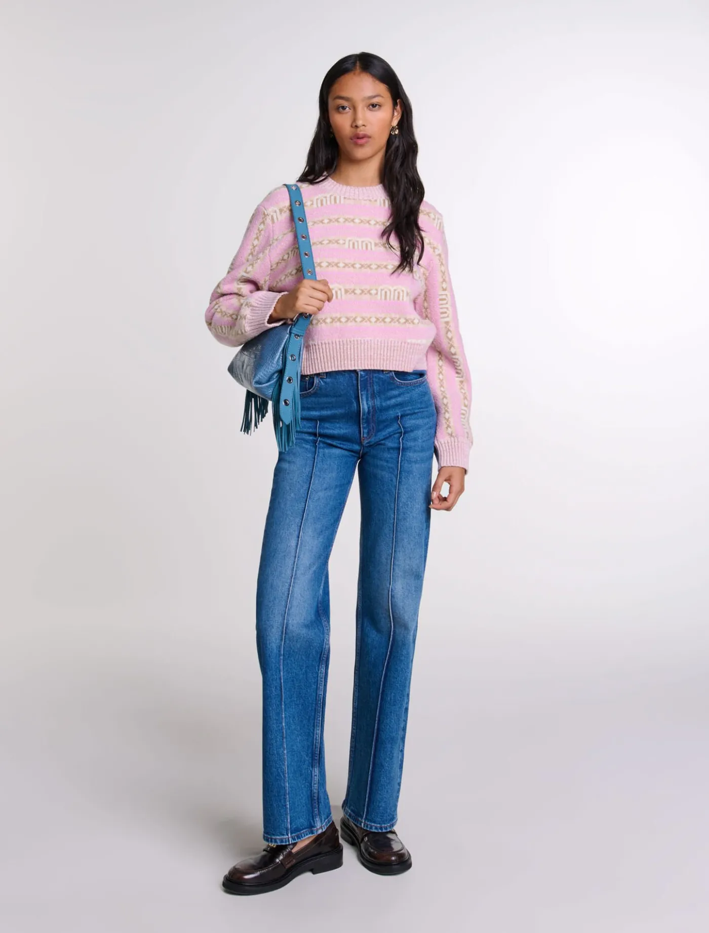 Jacquard jumper^Maje Store