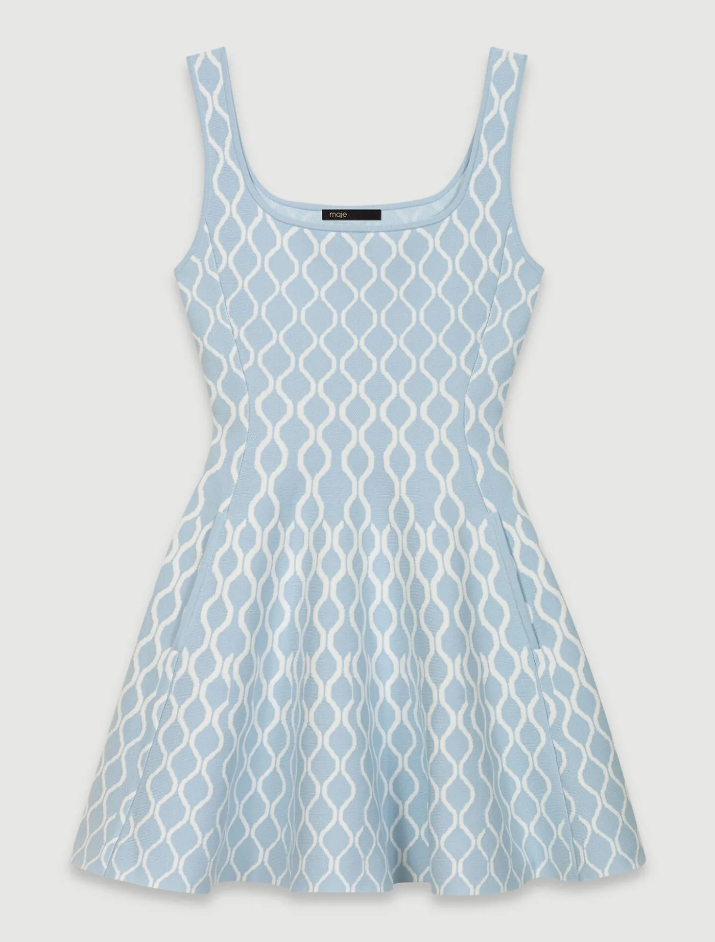 jacquard_knit_short_dress_7.webp Jacquard knit short dress^Maje New