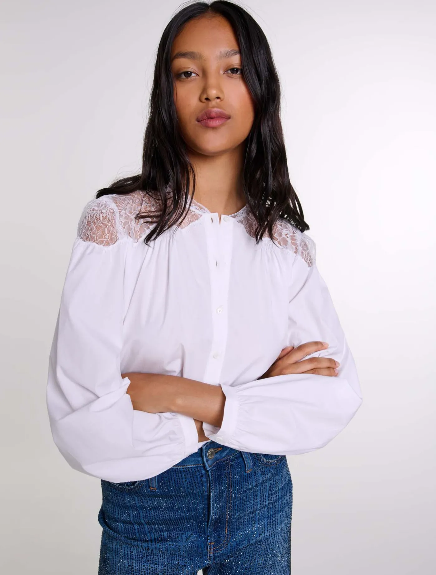 lace_shirt_4.webp Lace shirt^Maje Fashion