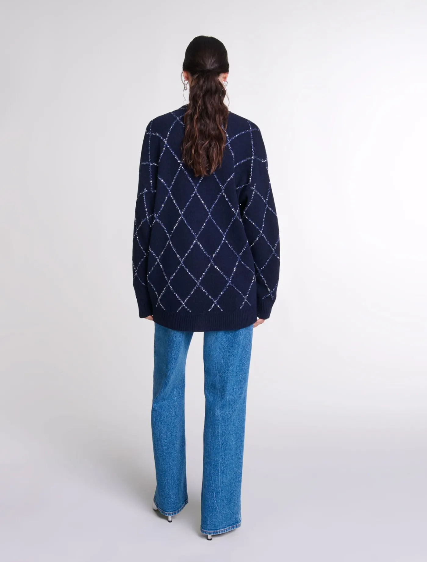 longline_wool_cardigan_2.webp Longline wool cardigan^Maje Store