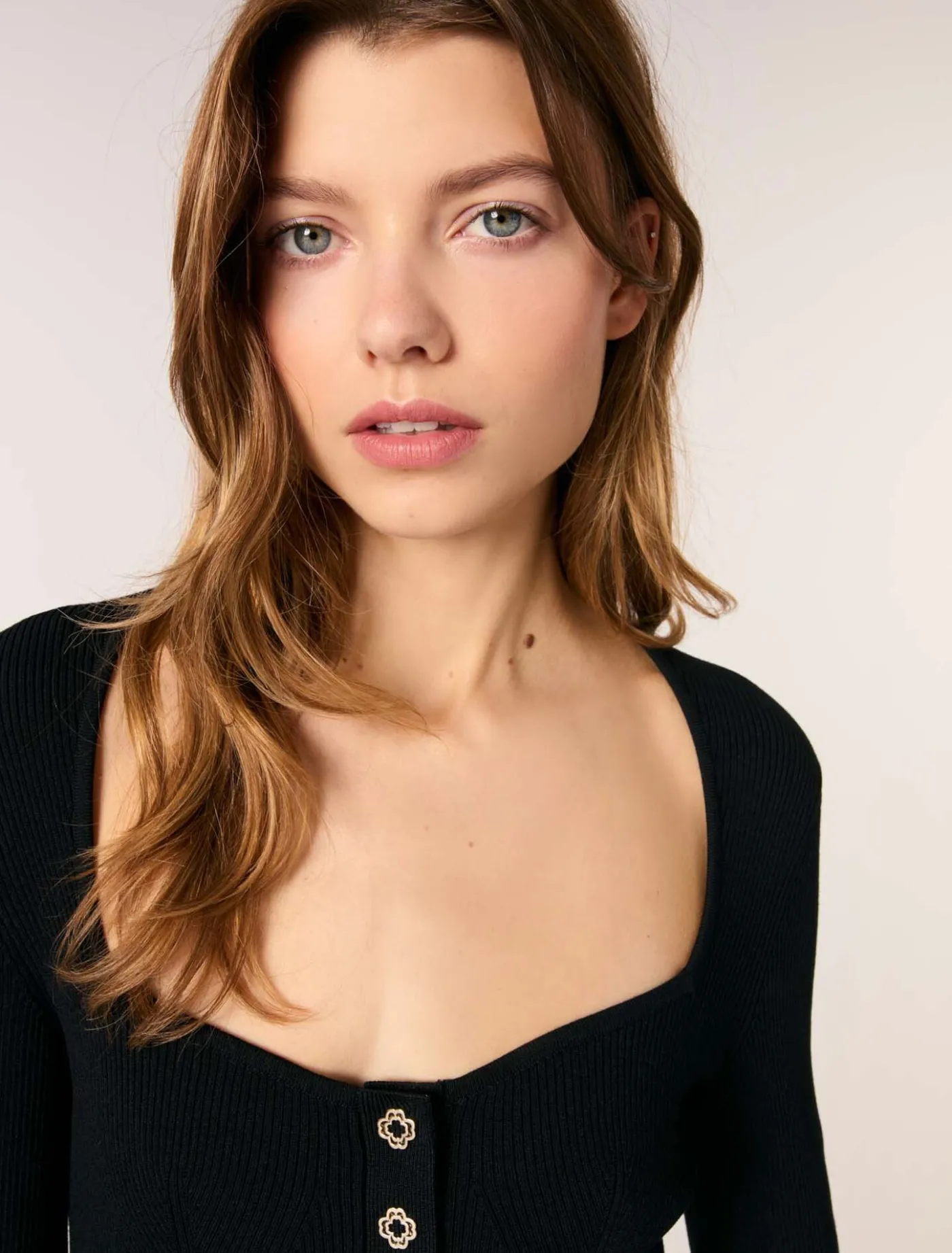 lowneck_rib_knit_jumper_4.webp Low-neck rib knit jumper^Maje Clearance