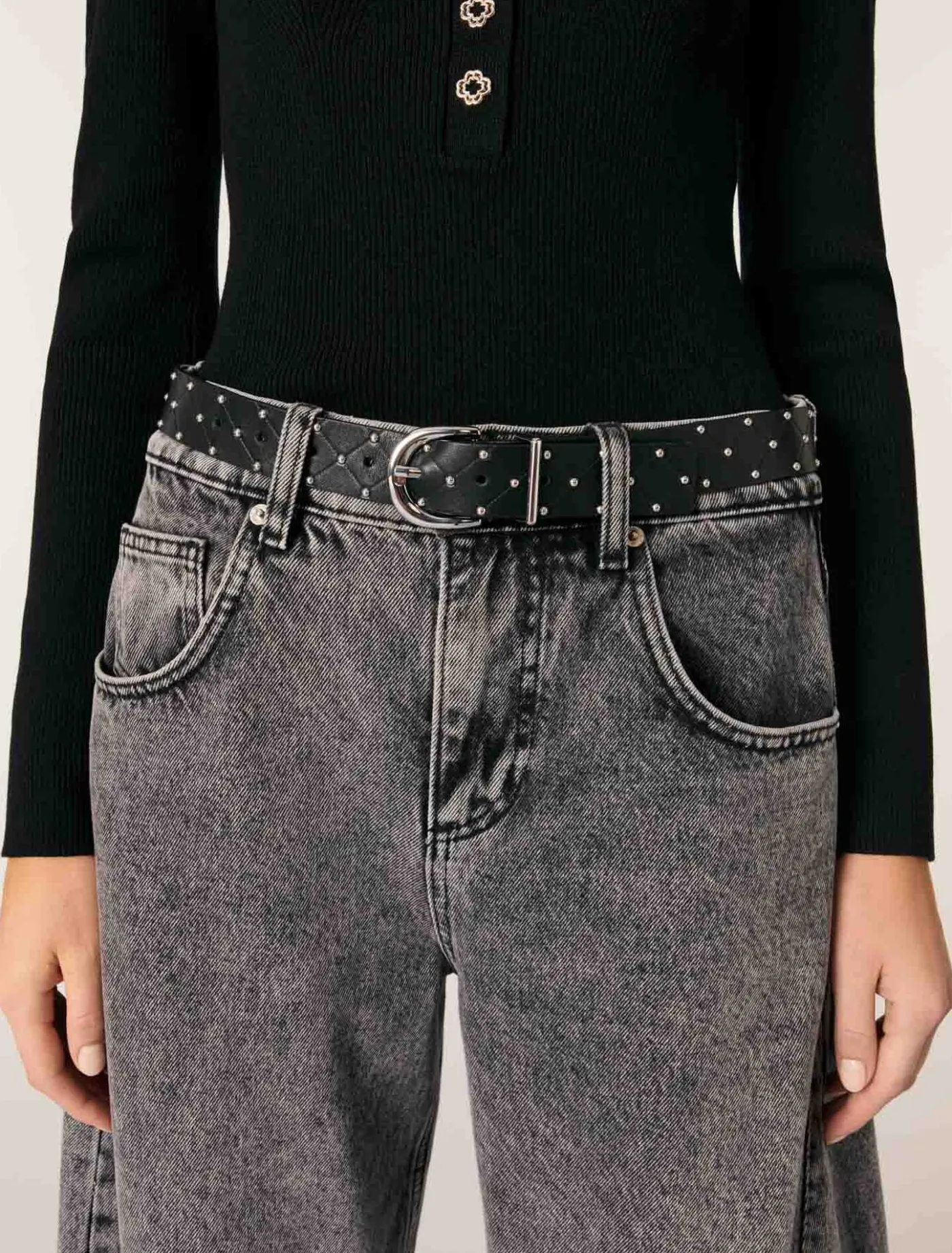 lowneck_rib_knit_jumper_5.webp Low-neck rib knit jumper^Maje Clearance