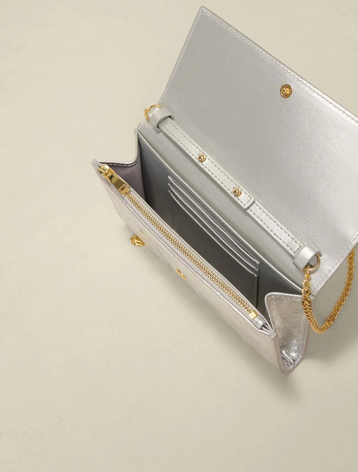 metallic_wallet_bag_3.webp Metallic wallet bag^Maje Fashion