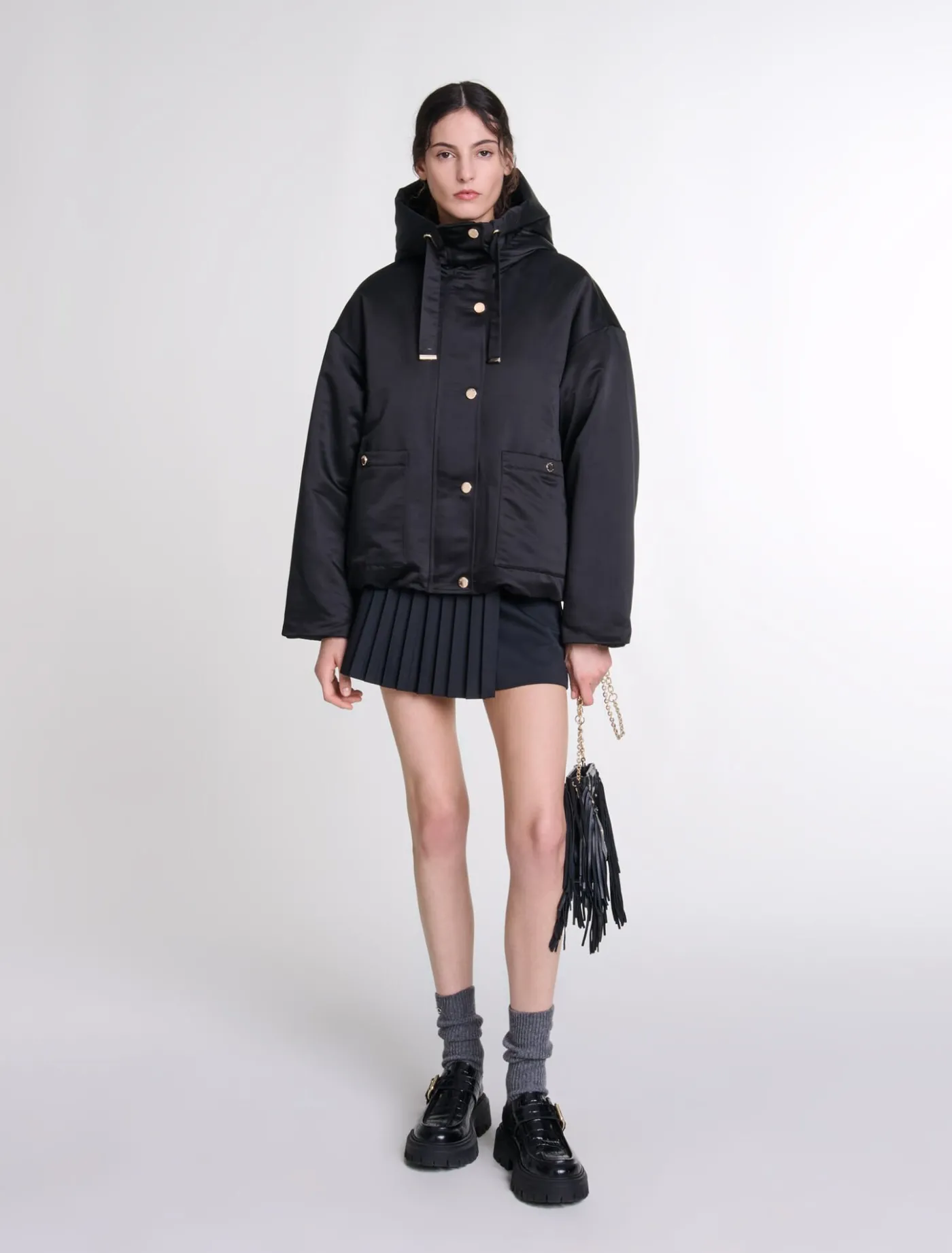 Padded jacket^Maje Cheap