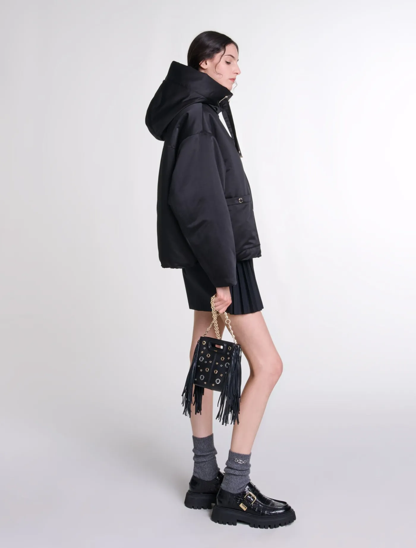 Padded jacket^Maje Cheap