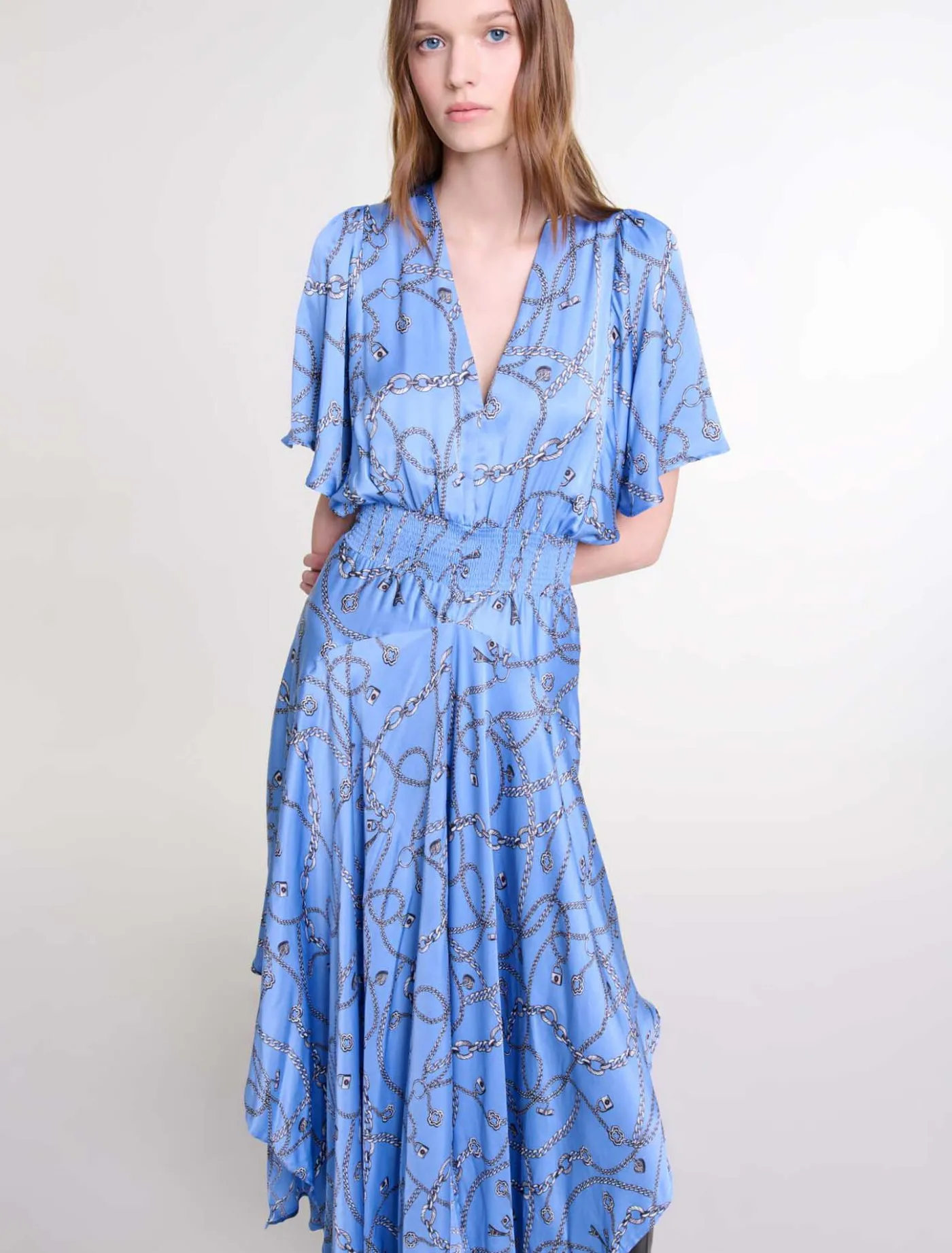 patterned_maxi_dress_3.webp Patterned maxi dress^Maje Shop