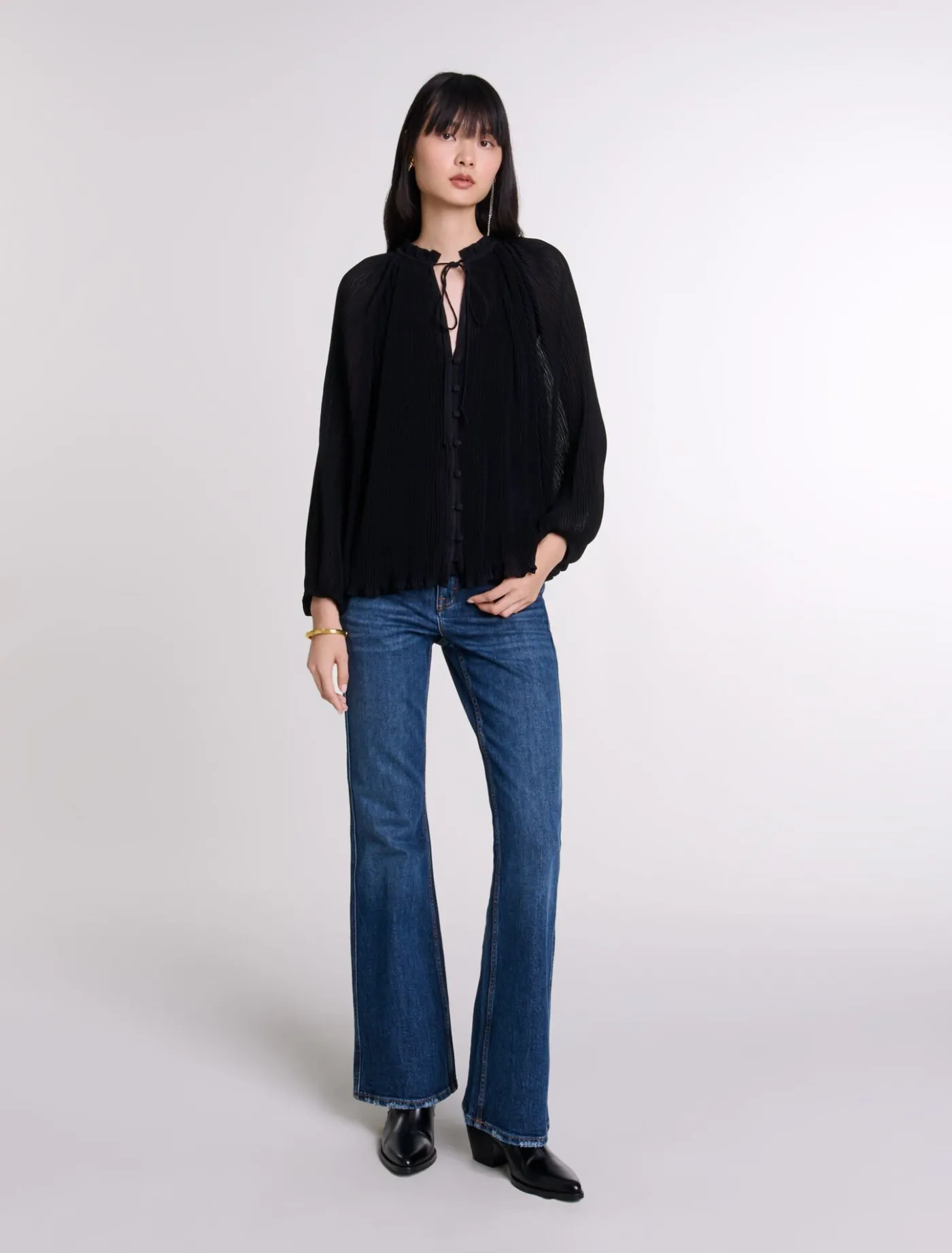 Pleated shirt^Maje Best Sale