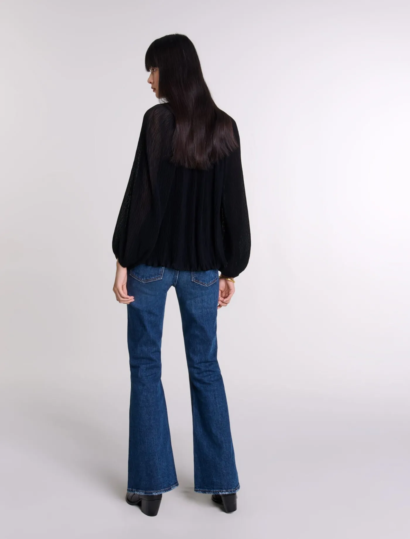 pleated_shirt_2.webp Pleated shirt^Maje Best Sale