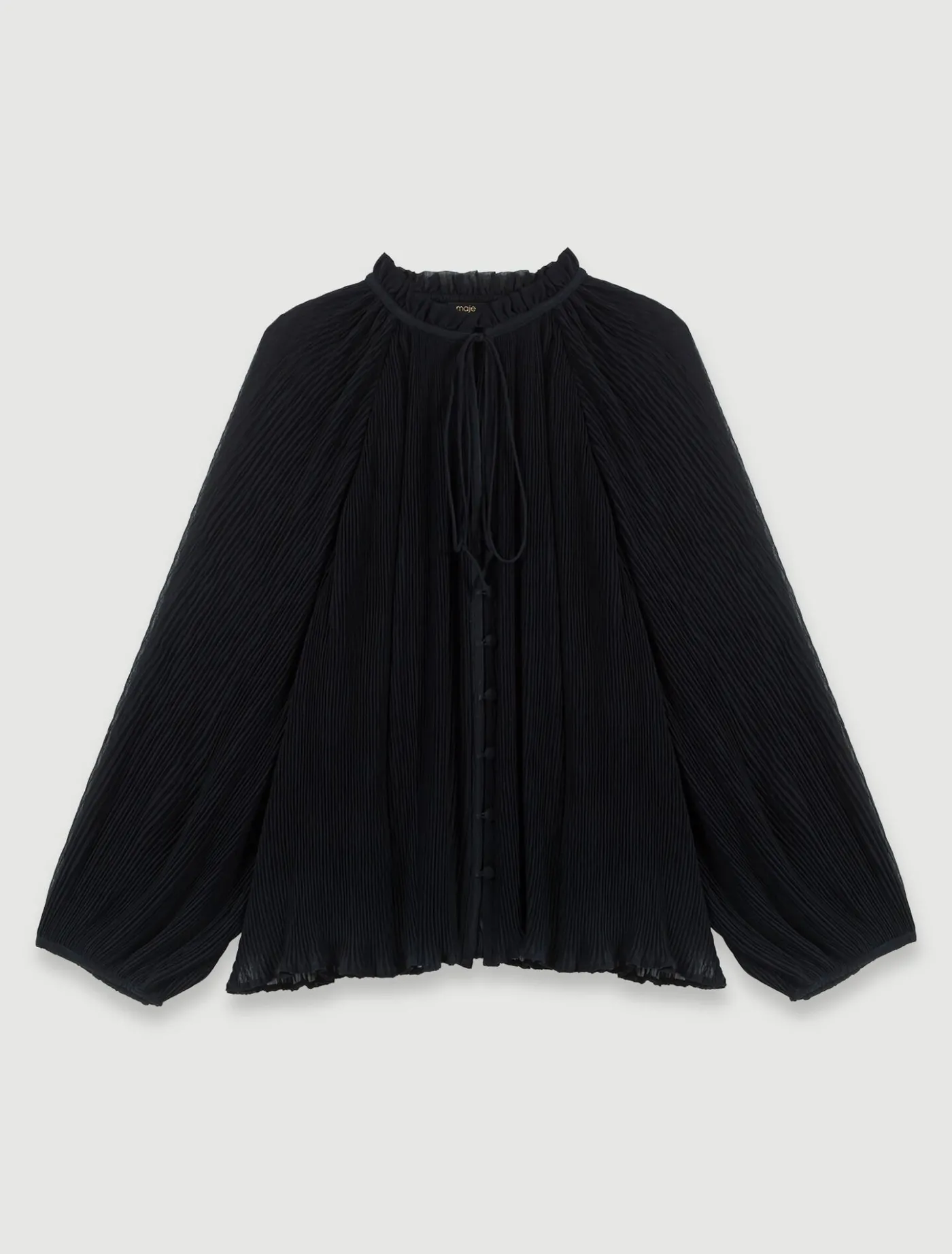 pleated_shirt_6.webp Pleated shirt^Maje Best Sale