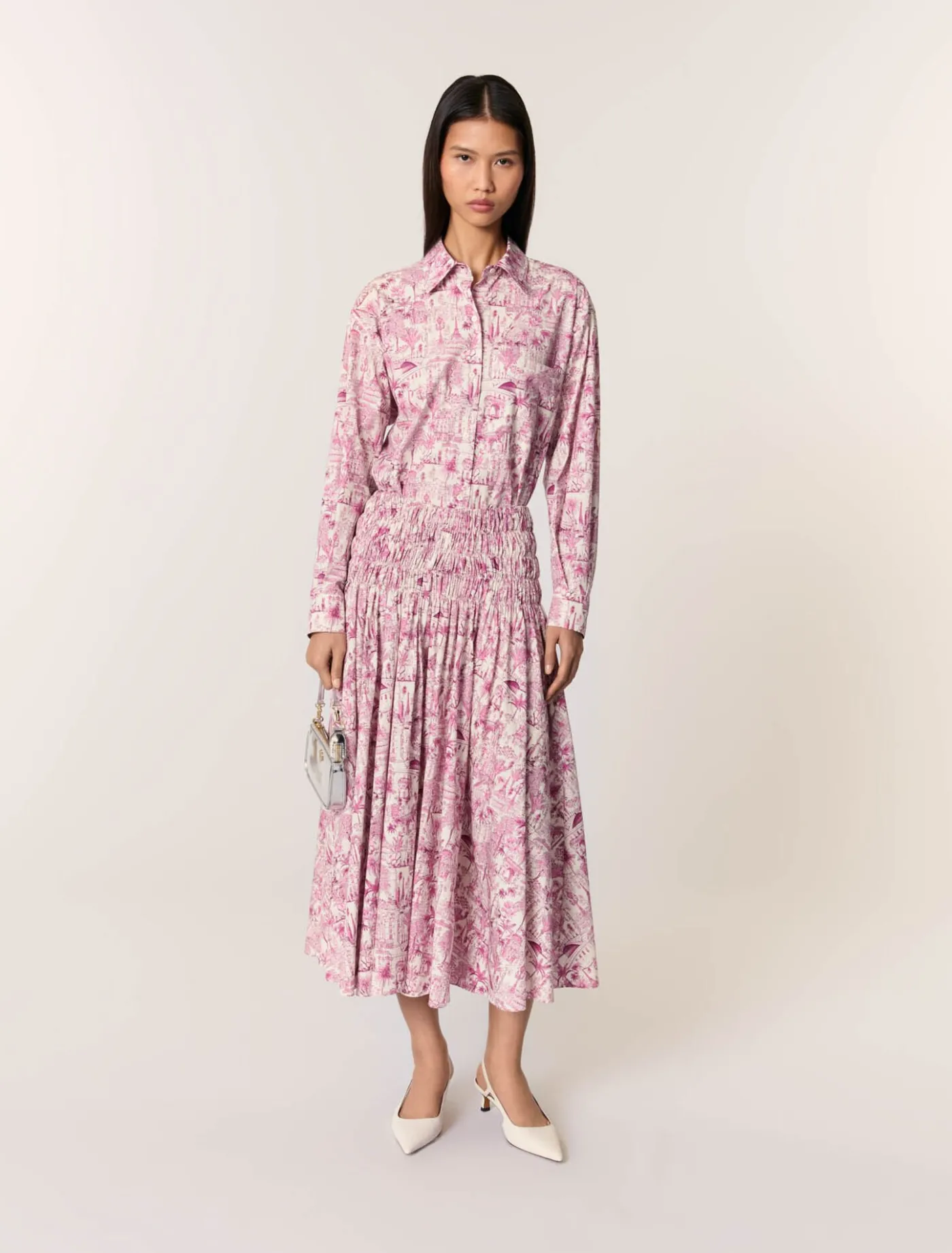 Printed Maxi Skirt^Maje Hot