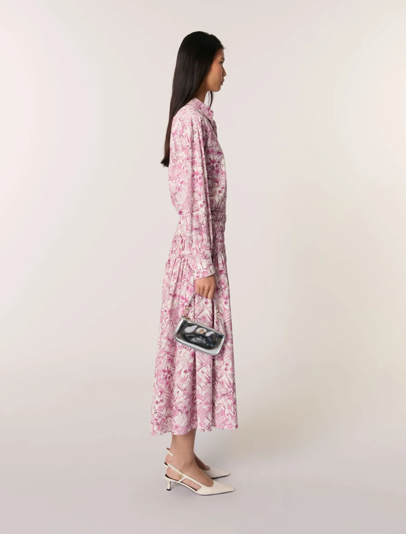 Printed Maxi Skirt^Maje Hot