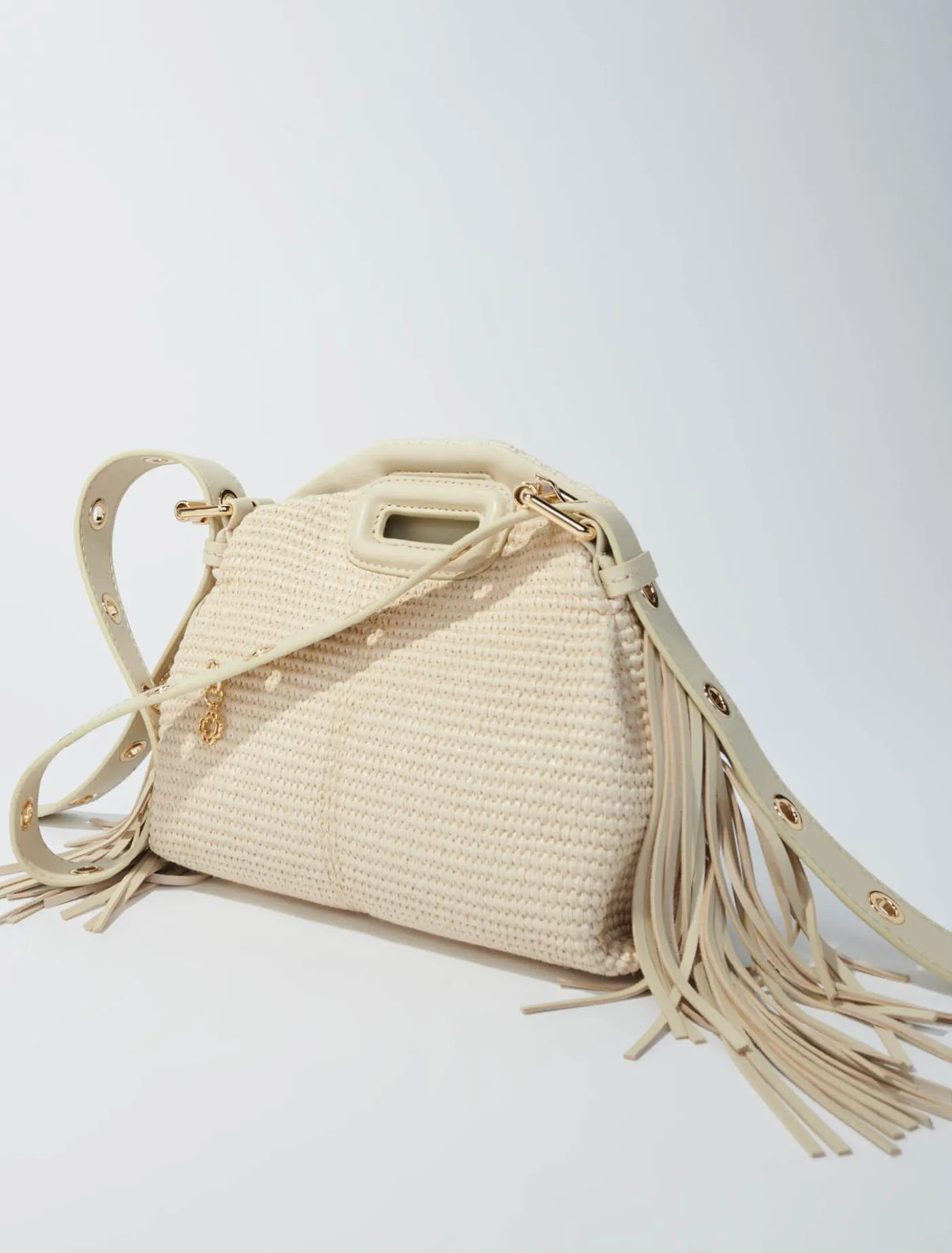 raffia_effect_miss_m_mini_bag_3.webp Raffia effect Miss M Mini bag^Maje Fashion