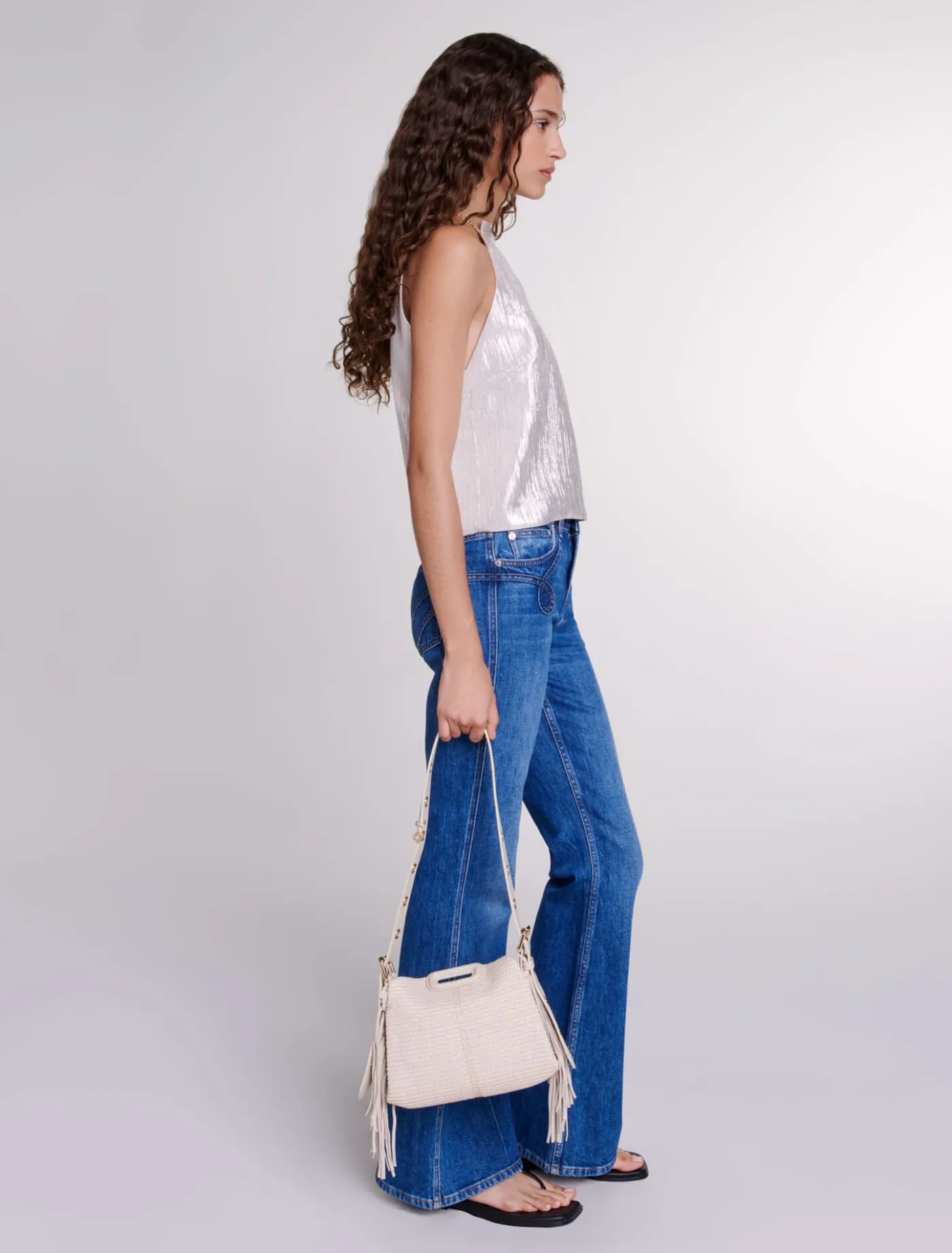 raffia_effect_miss_m_mini_bag_5.webp Raffia effect Miss M Mini bag^Maje Fashion