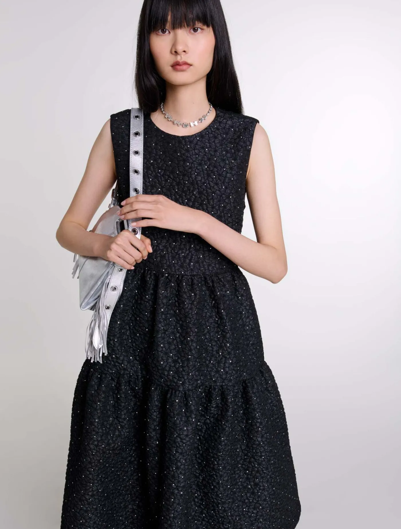 rhinestone_maxi_dress_3.webp Rhinestone maxi dress^Maje Shop