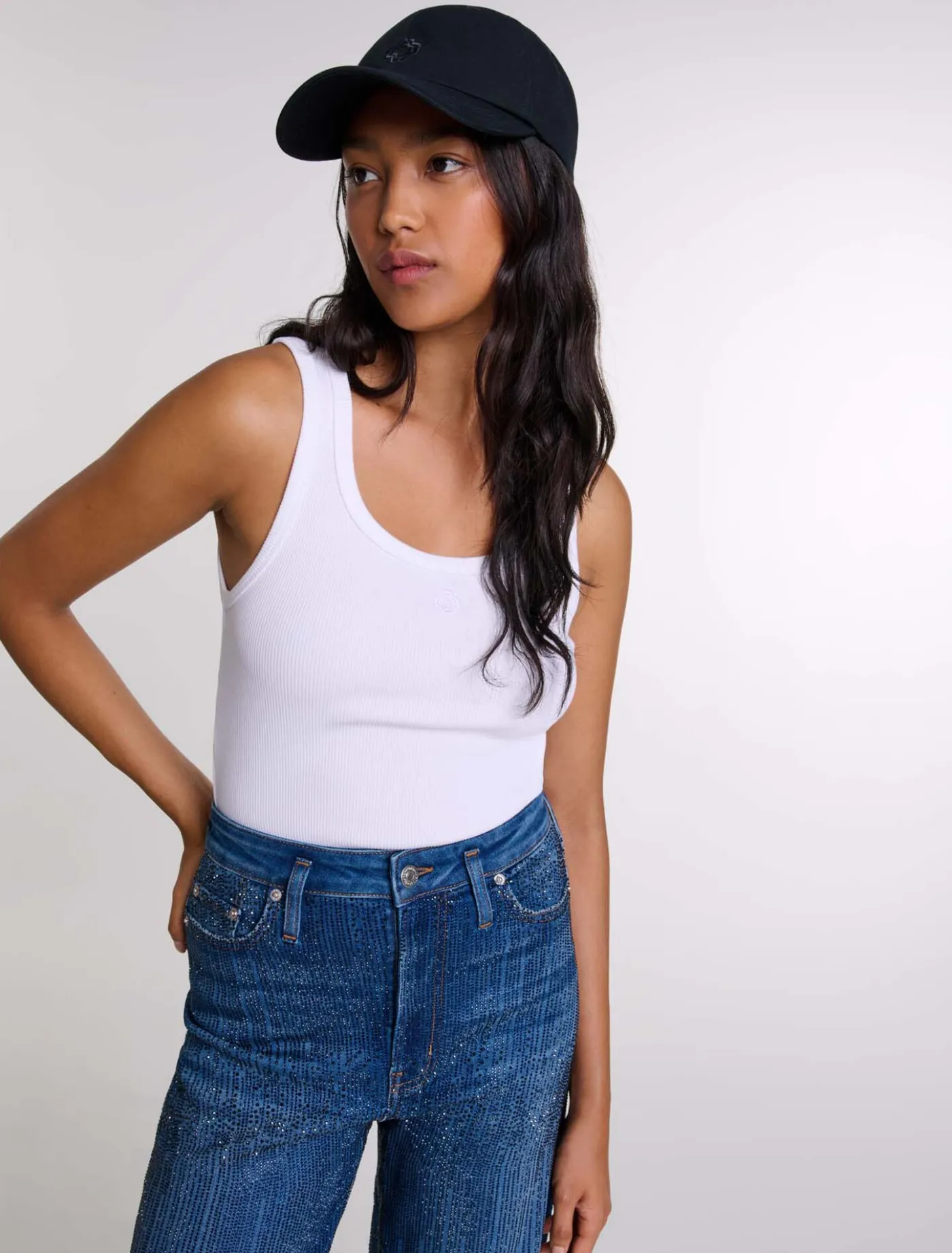 rib_knit_tank_top_3.webp Rib knit tank top^Maje Hot