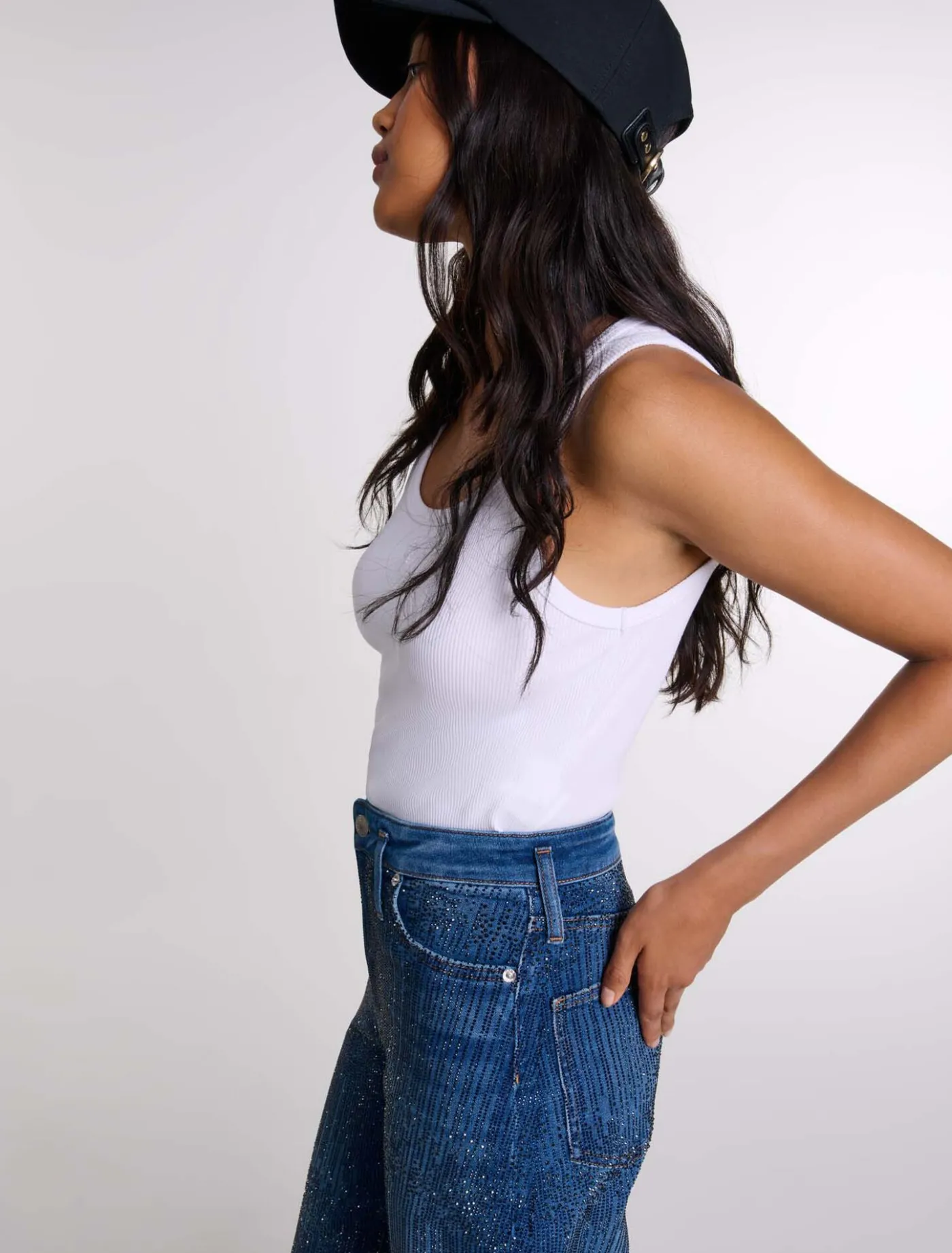 rib_knit_tank_top_5.webp Rib knit tank top^Maje Hot