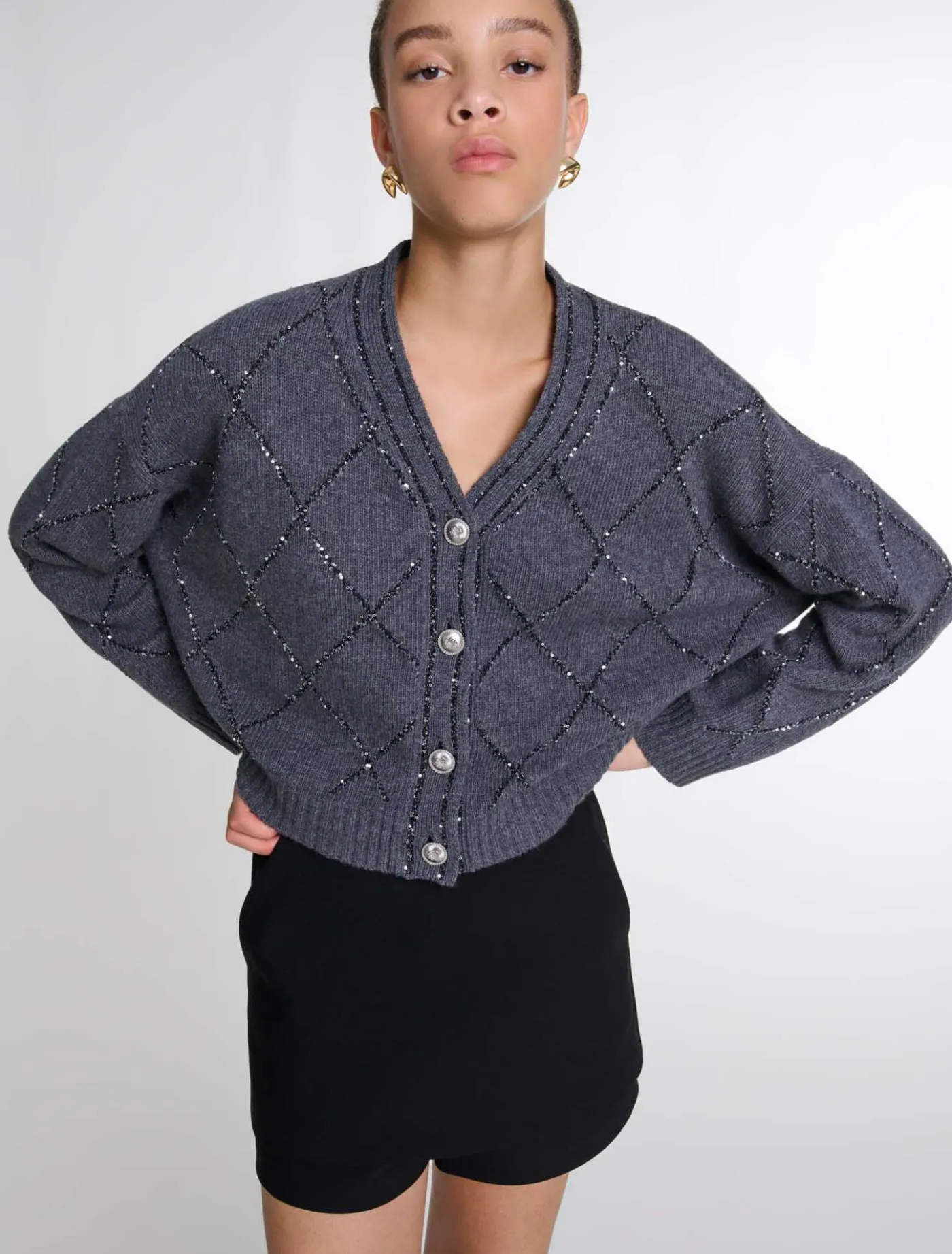 sequin_knit_cardigan_3.webp Sequin knit cardigan^Maje Fashion