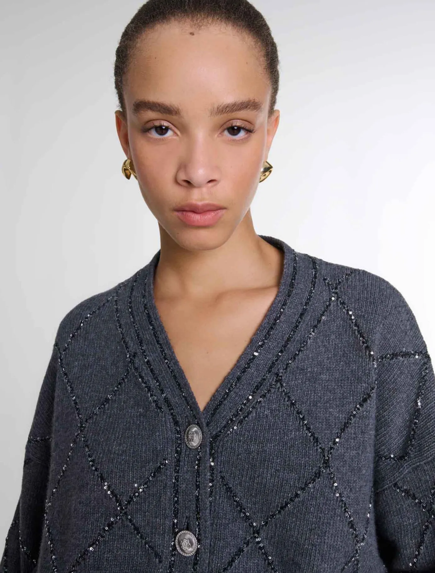 sequin_knit_cardigan_4.webp Sequin knit cardigan^Maje Fashion