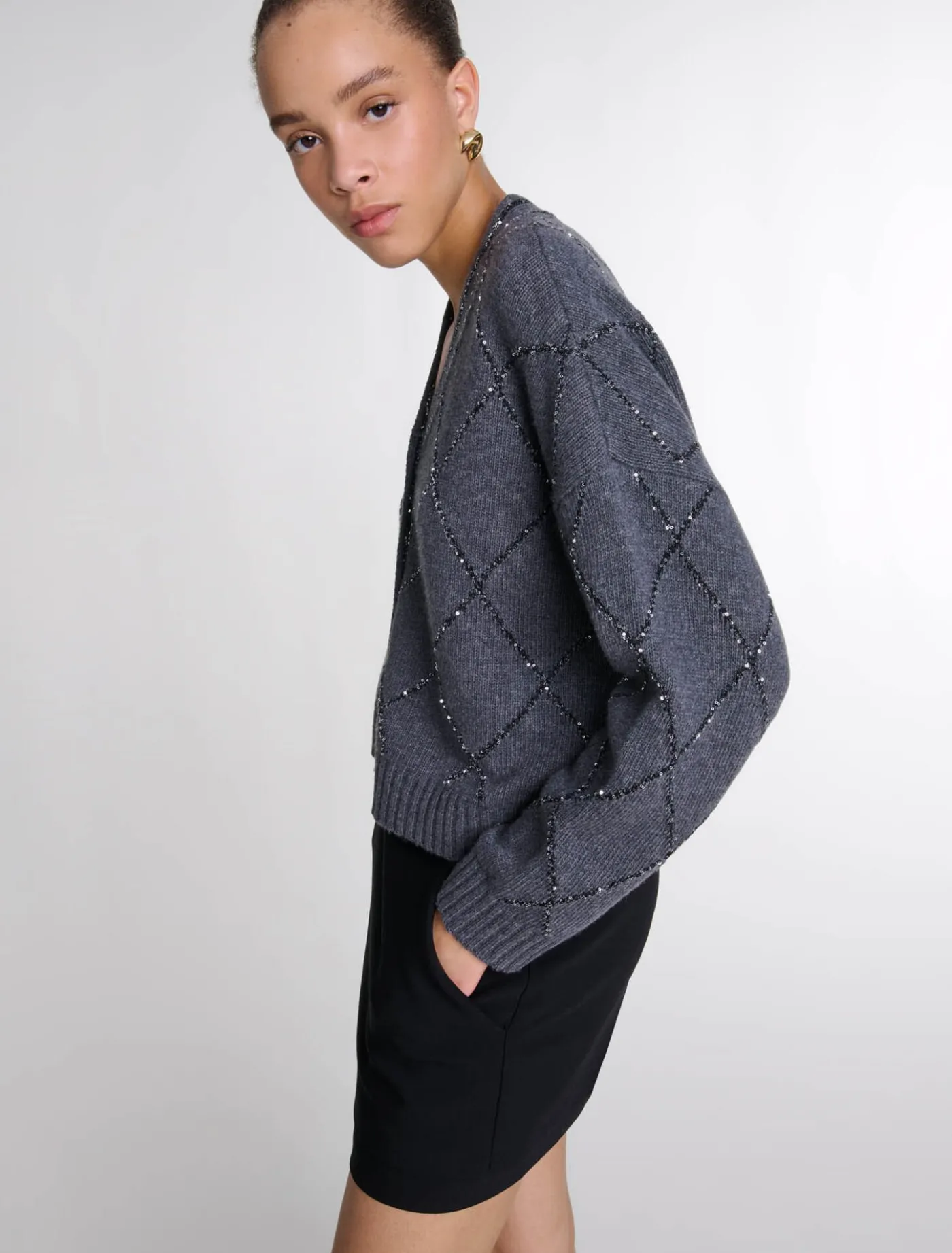 sequin_knit_cardigan_5.webp Sequin knit cardigan^Maje Fashion