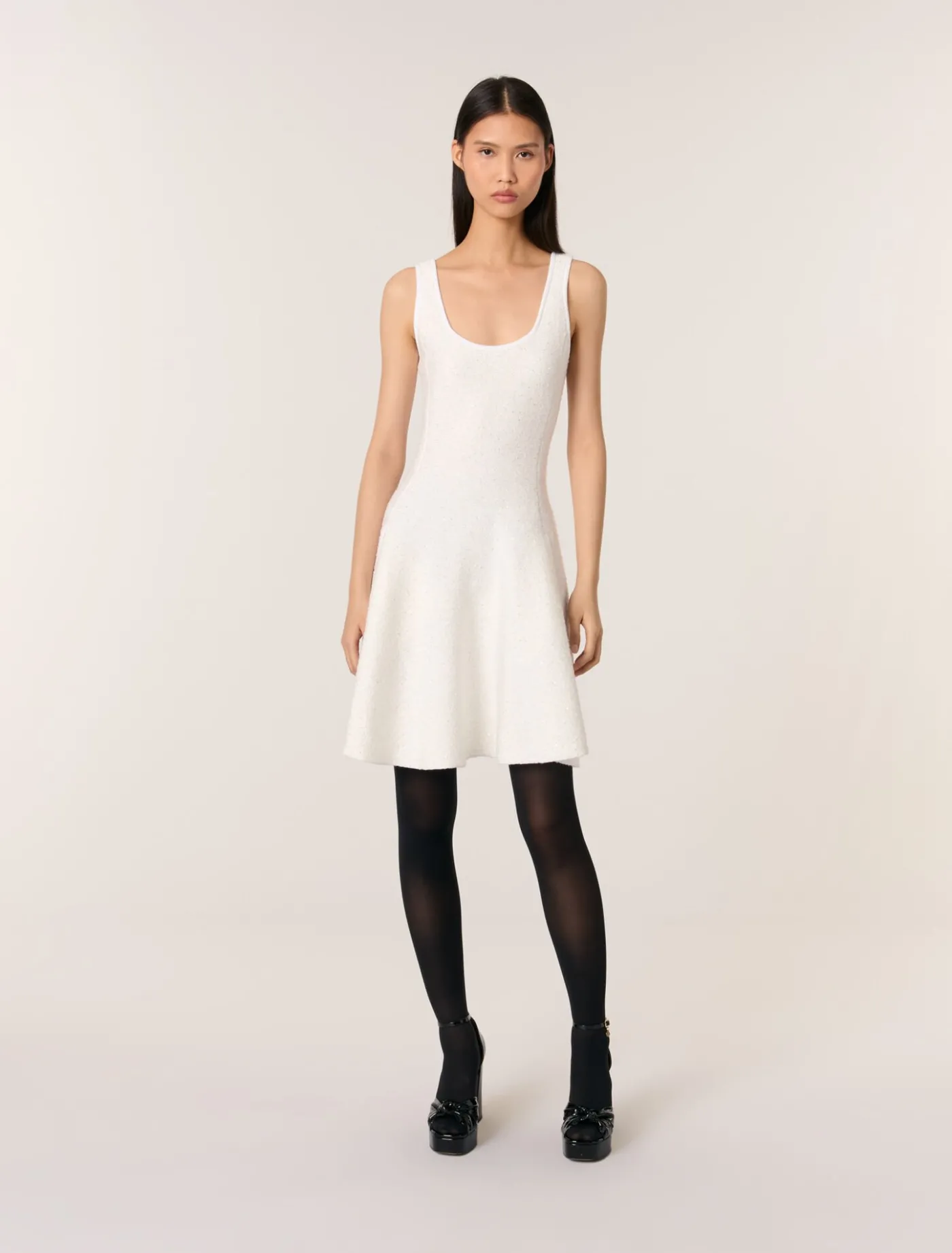 Sequin knit short dress^Maje Clearance