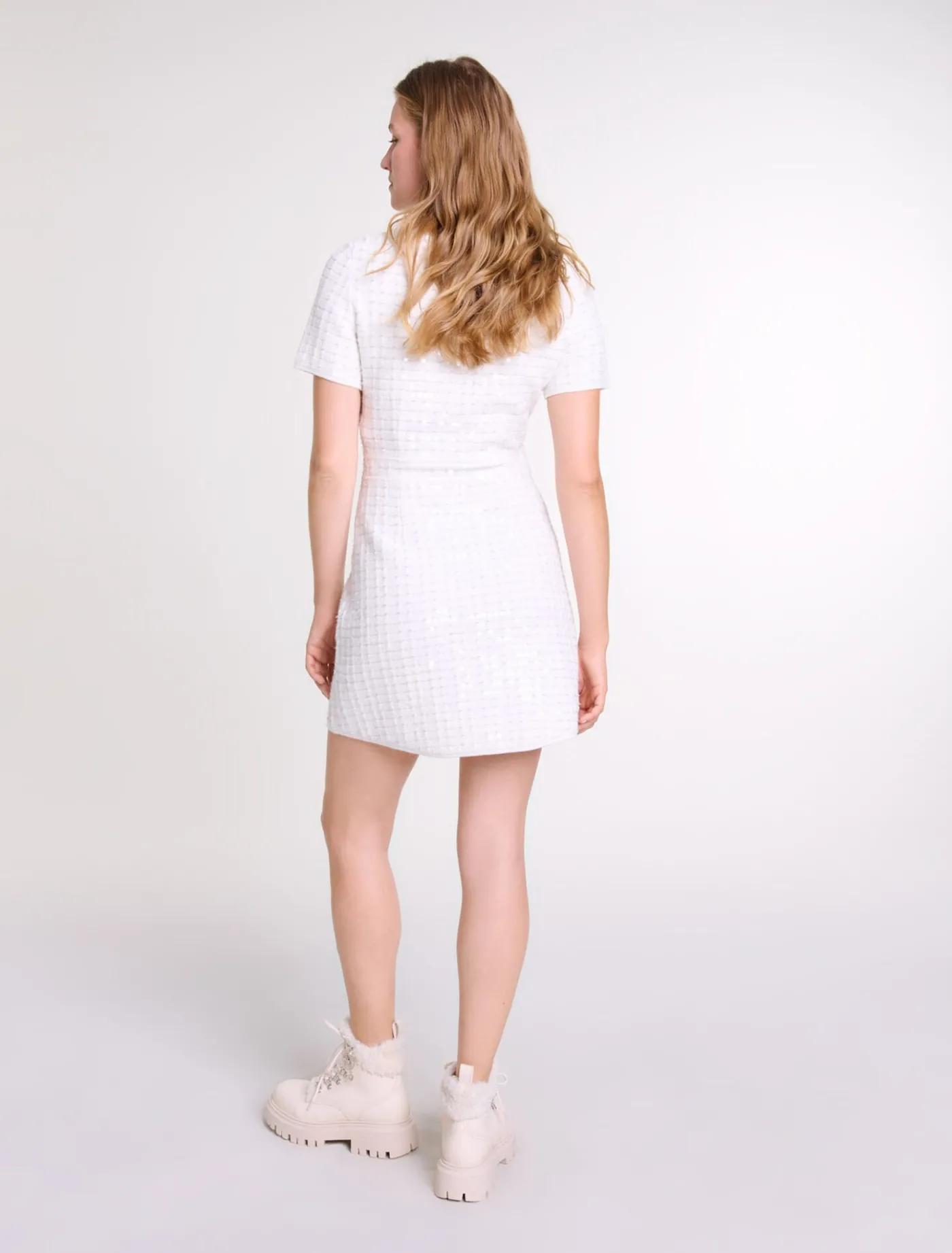 sequin_knit_short_dress_2.webp Sequin knit short dress^Maje New