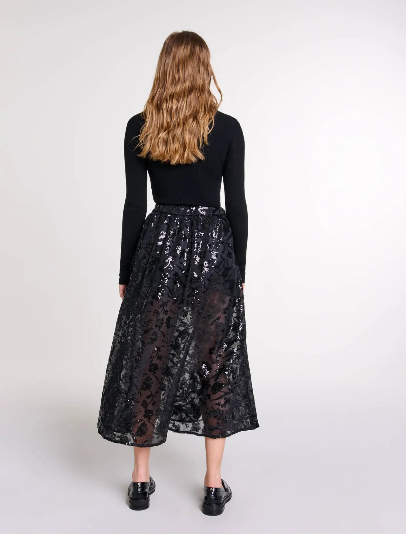 sequin_maxi_skirt_2.webp Sequin maxi skirt^Maje Flash Sale