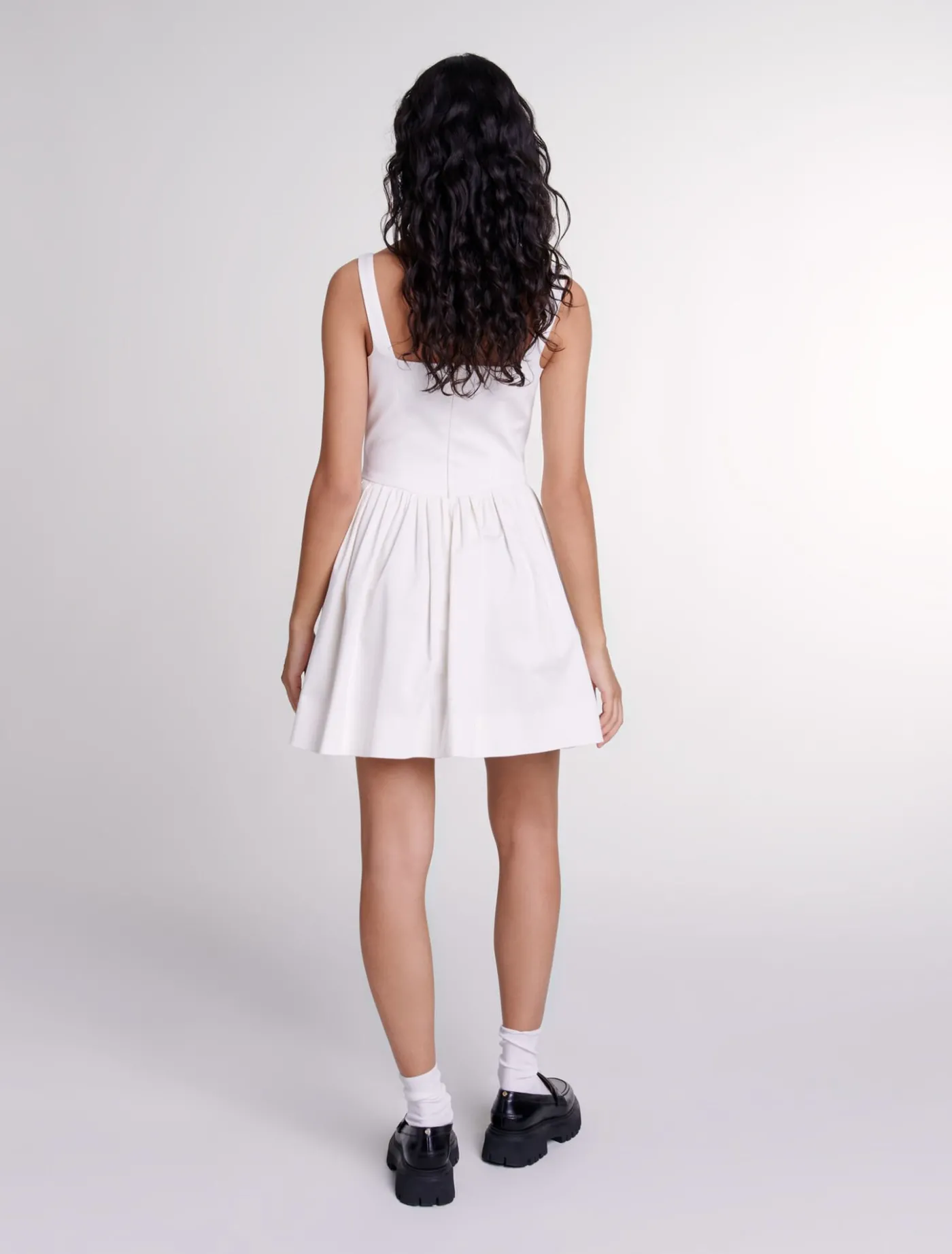 short_cotton_dress_2.webp Short cotton dress^Maje Online