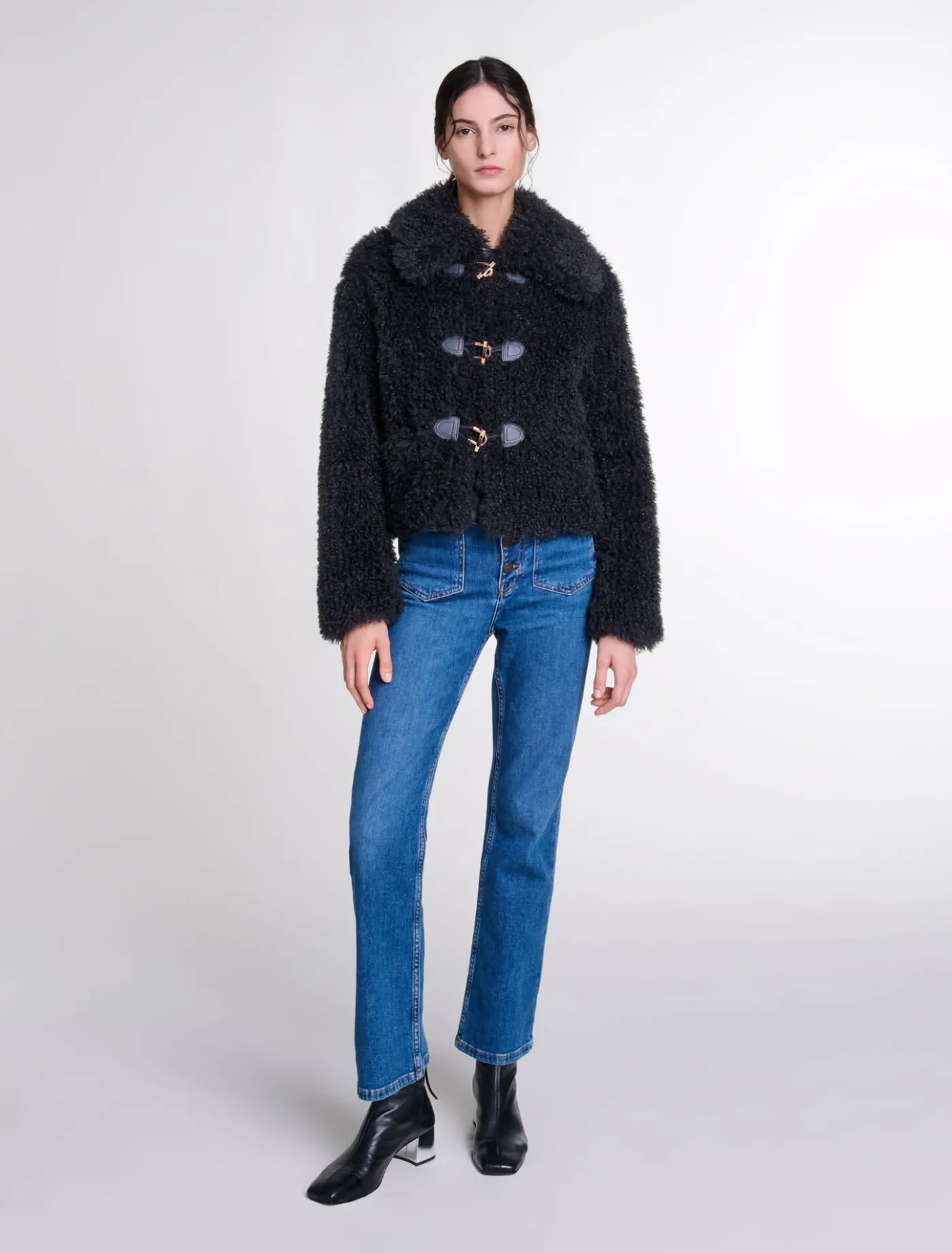 Short curly coat^Maje New