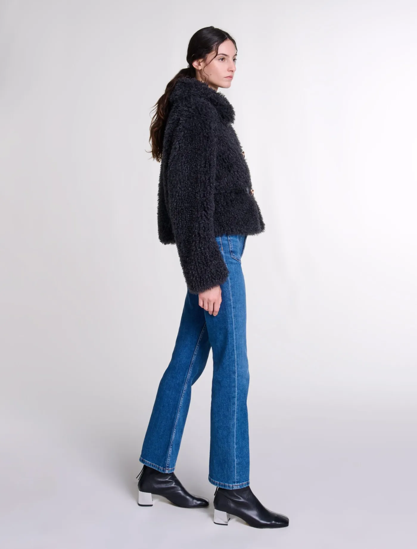 Short curly coat^Maje New