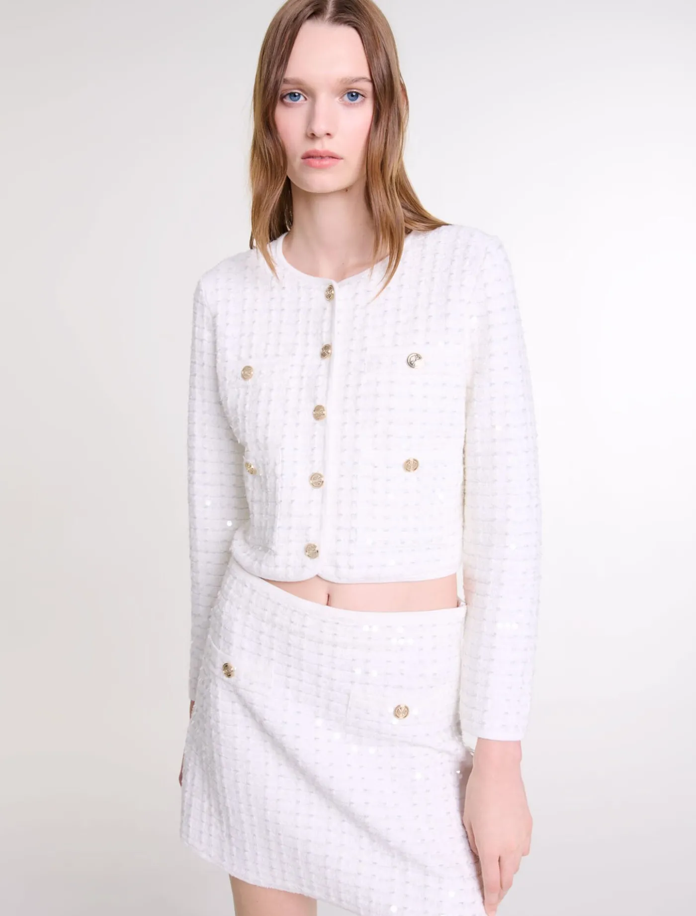 short_sequinned_knit_skirt_5.webp Short sequinned knit skirt^Maje Best