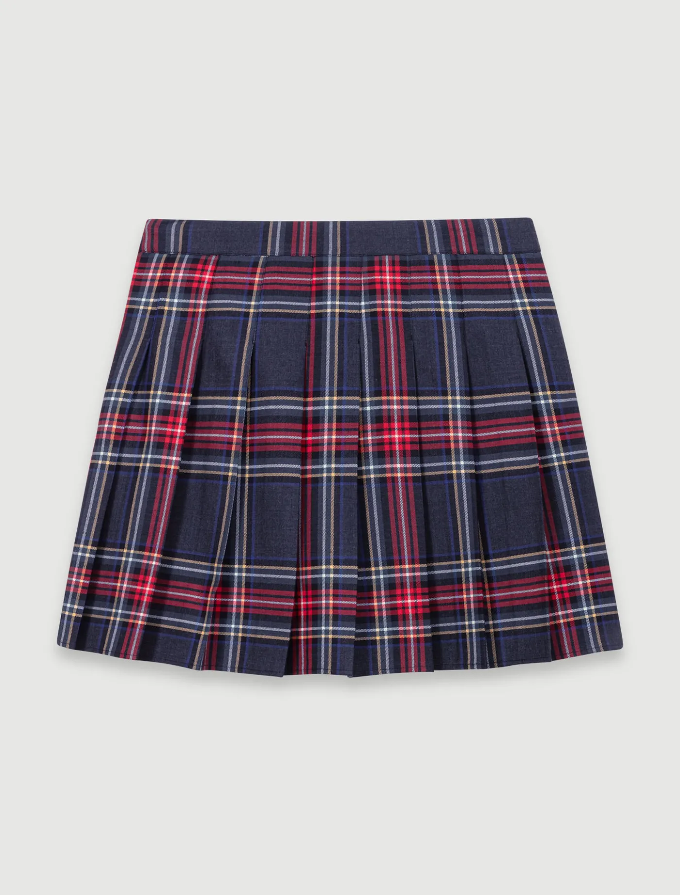 short_tartan_print_skirt_7.webp Short tartan print skirt^Maje Sale