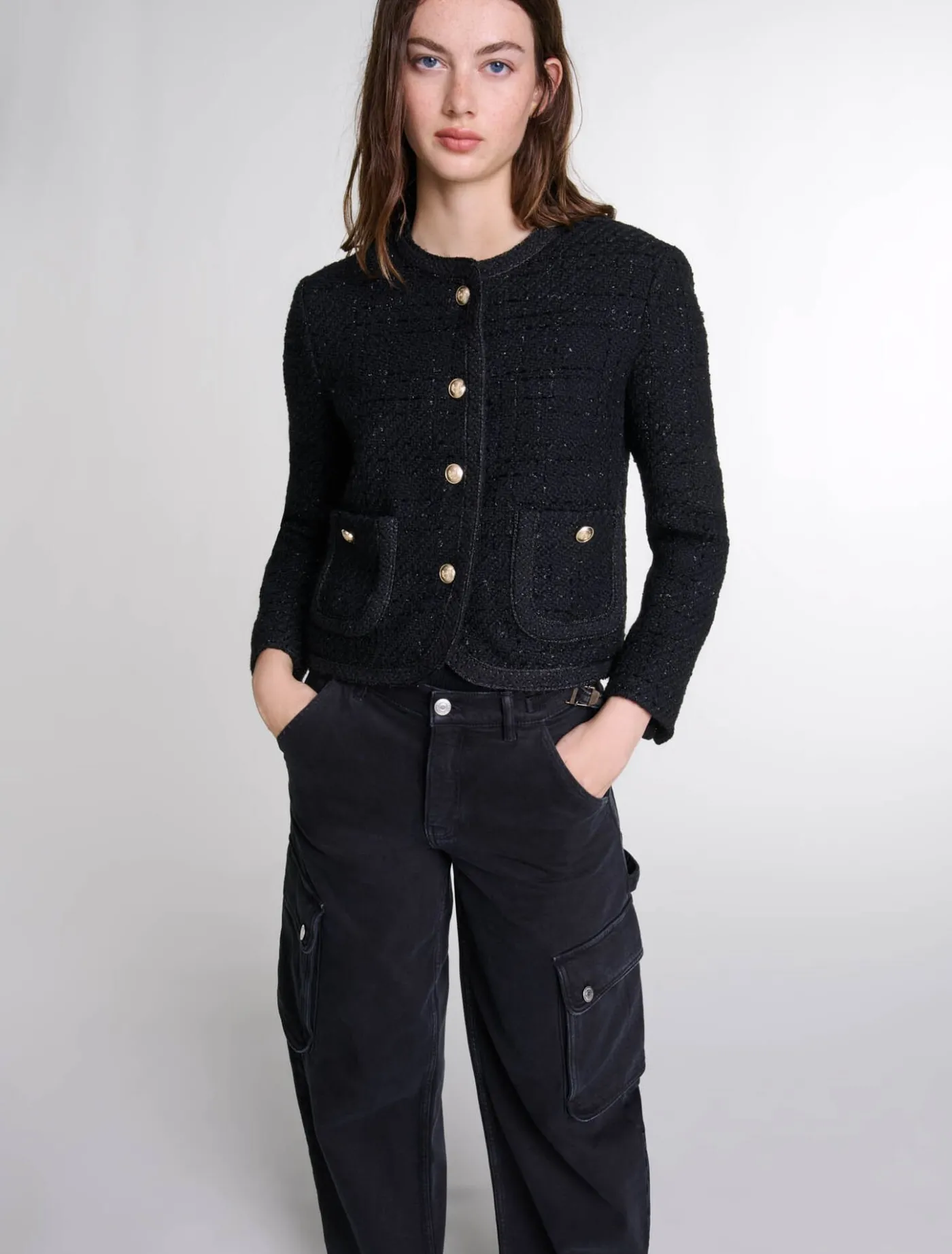 short_tweed_jacket_5.webp Short tweed jacket^Maje Online