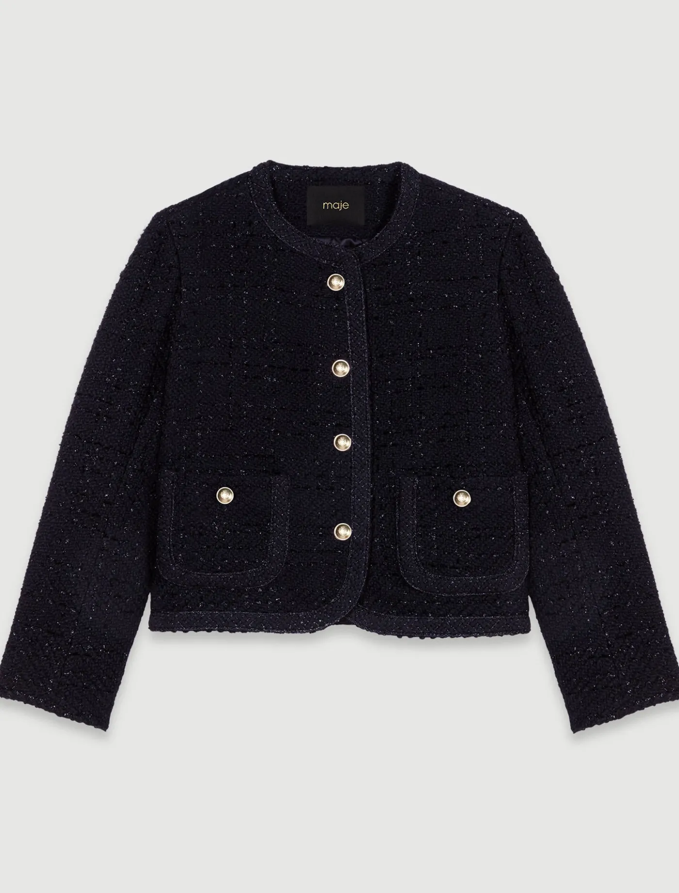 short_tweed_jacket_7.webp Short tweed jacket^Maje Online