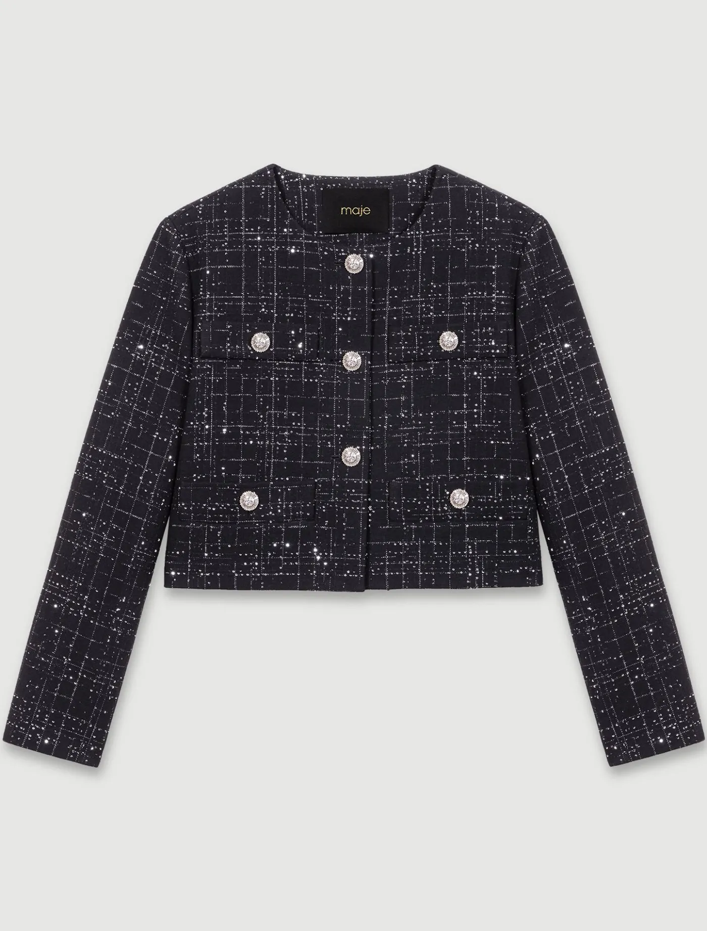 short_tweed_jacket_8.webp Short tweed jacket^Maje Online