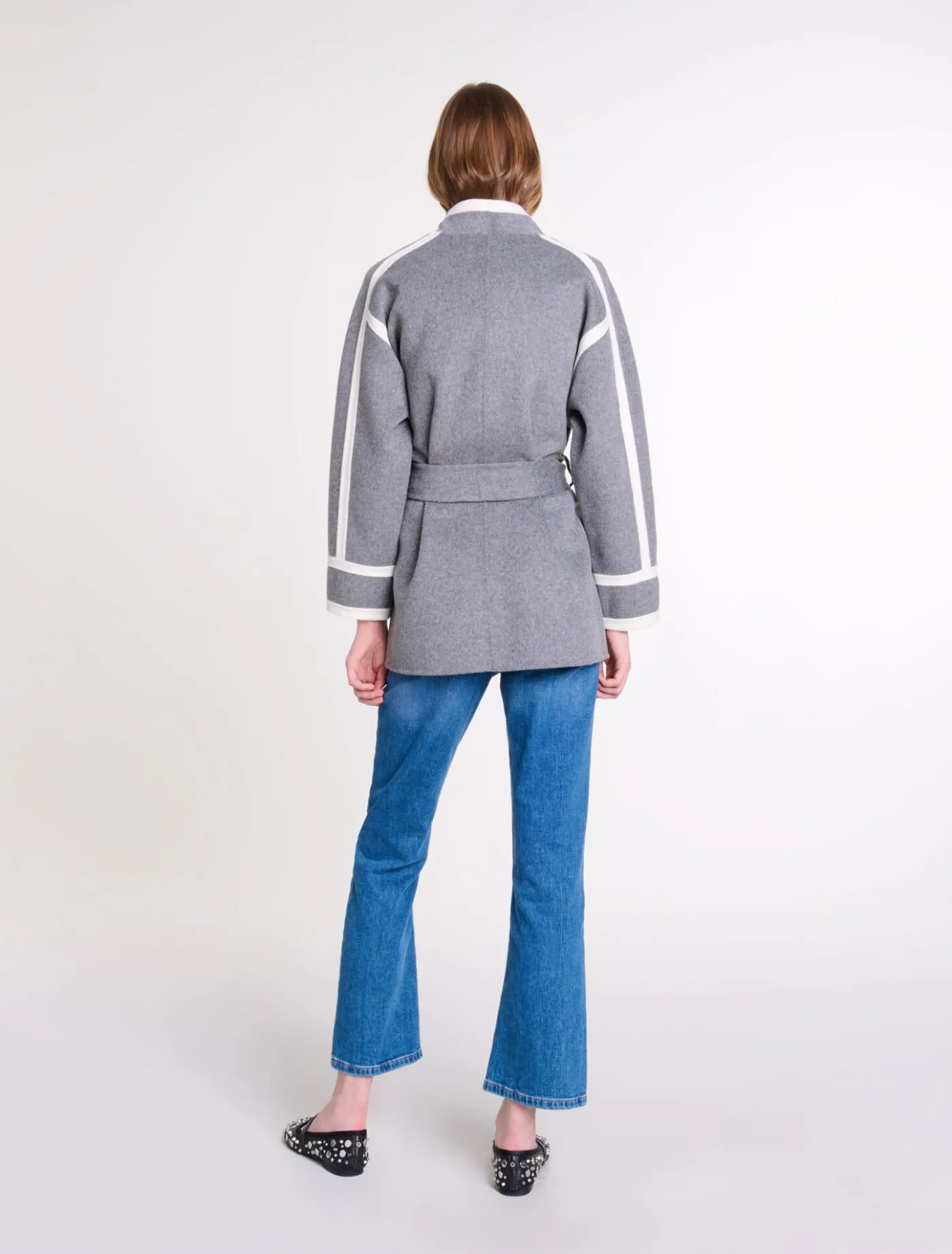 short_twotone_coat_2.webp Short two-tone coat^Maje Best Sale